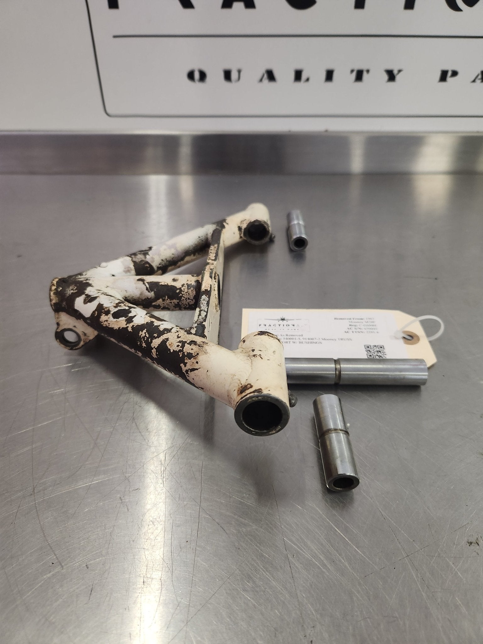 540001 - 5, 914007 - 2 Mooney TRUSS ASSY, SUPPORT W/ BUSHINGS | FractionAIR Parts - Aircraft Parts & Accessories