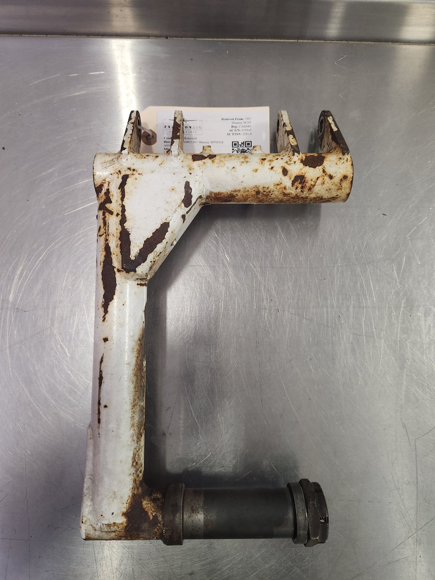 540003 - 501 Mooney SPINDLE ASSY | FractionAIR Parts - Aircraft Parts & Accessories