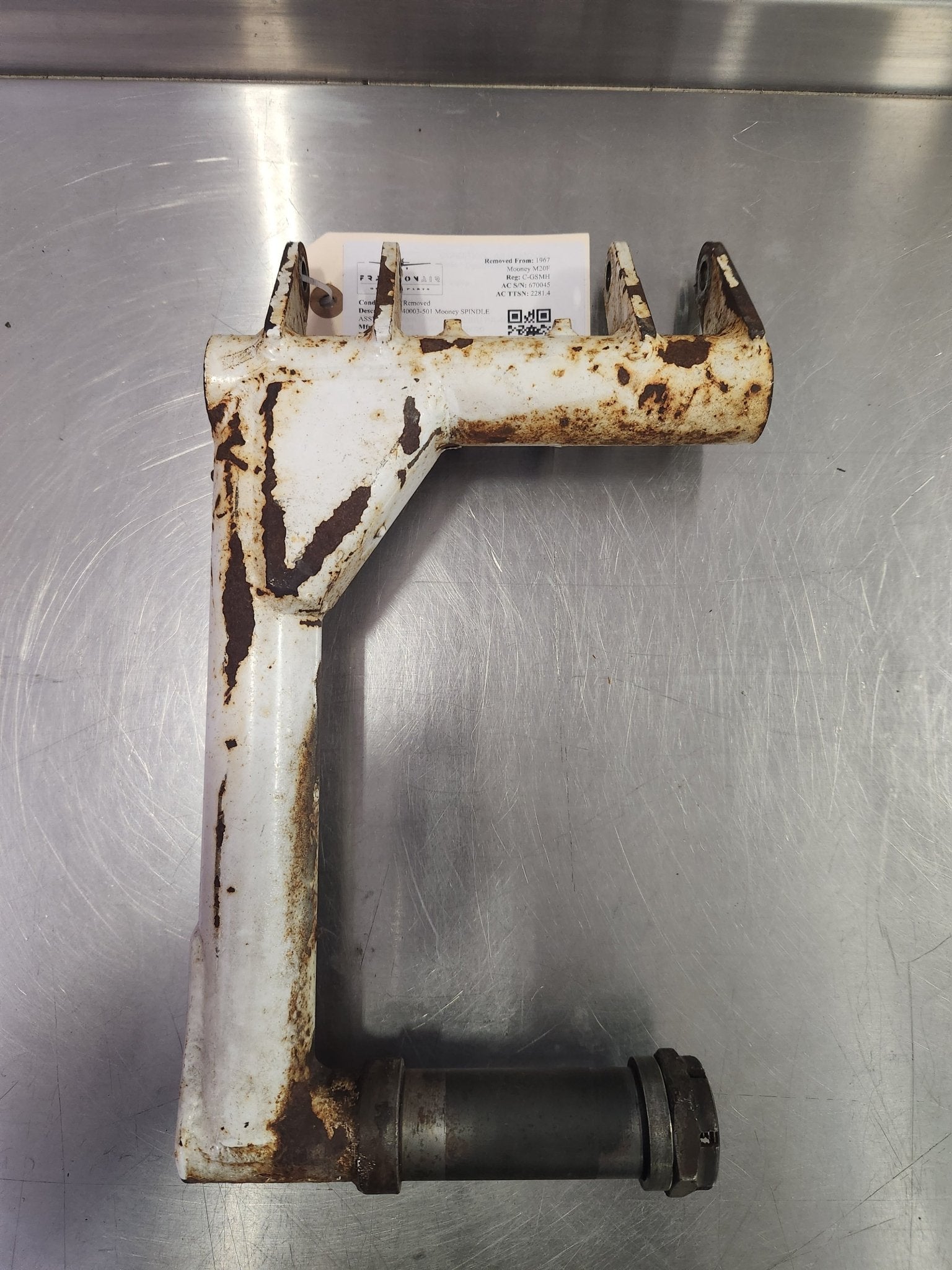 540003 - 501 Mooney SPINDLE ASSY | FractionAIR Parts - Aircraft Parts & Accessories