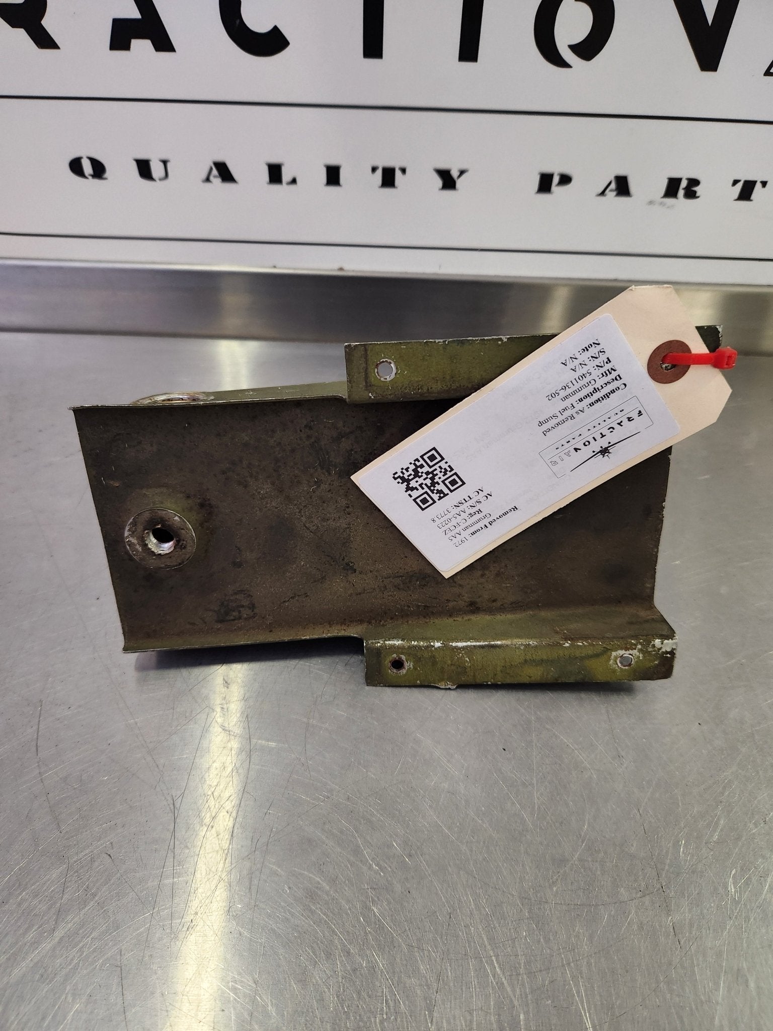 5401136 - 501 Grumman Fuel Sump L/H | FractionAIR Parts - Aircraft Parts & Accessories