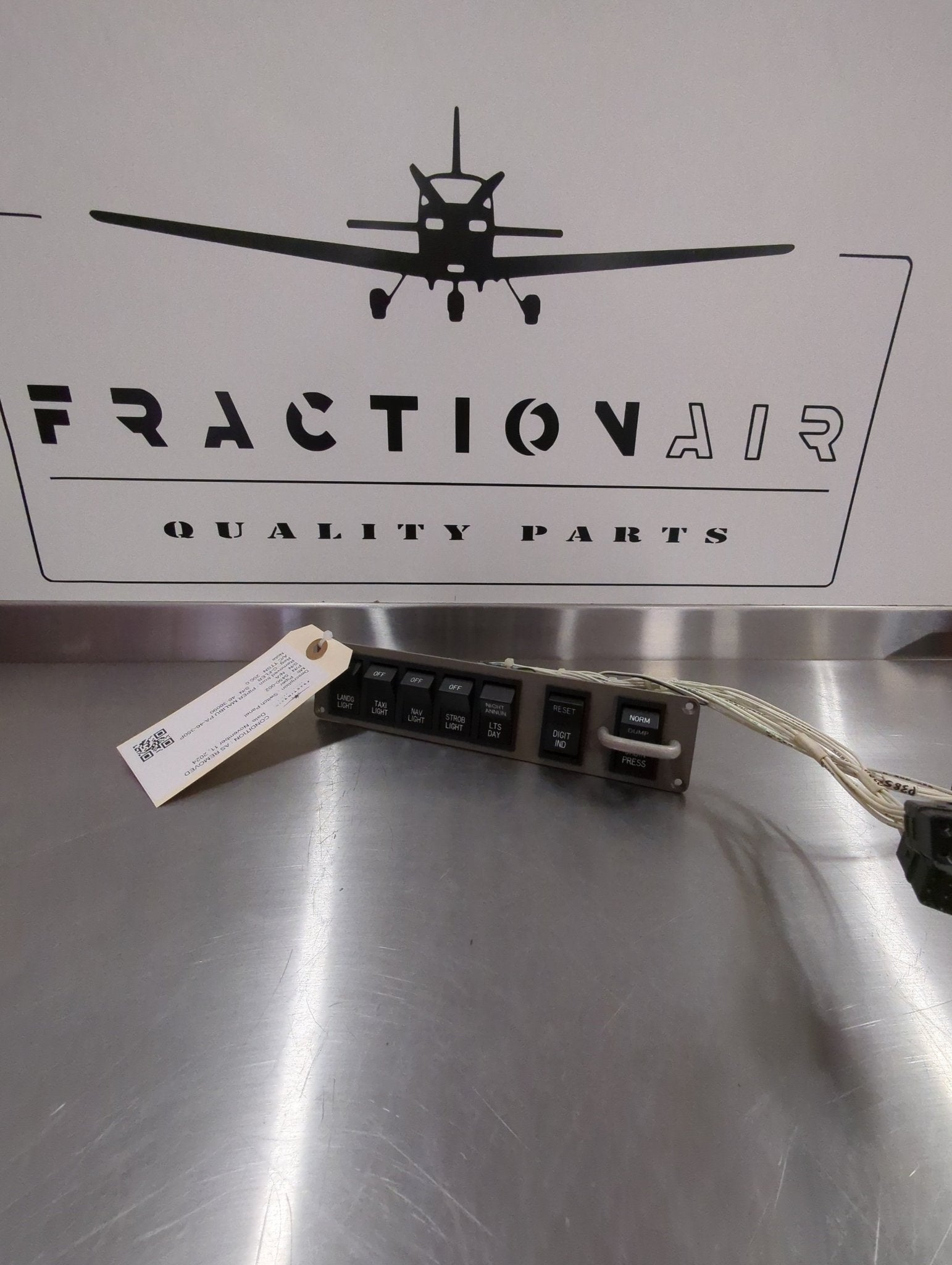 5450 - 002 Piper PA - 46 - 350P Switch Panel | FractionAIR Parts - Aircraft Parts & Accessories