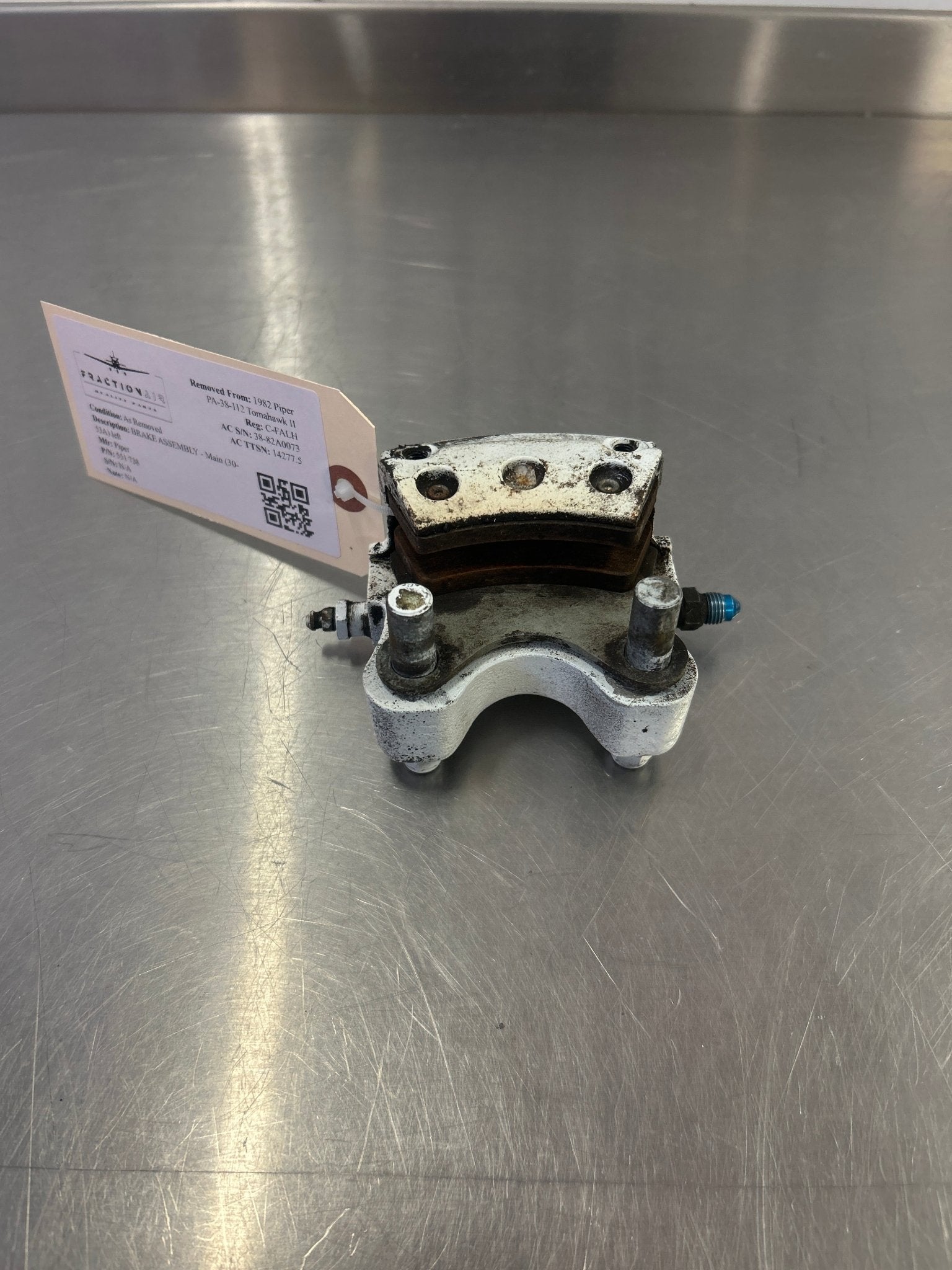 551 738 Piper BRAKE ASSEMBLY - Main (30 - 53A) left | FractionAIR Parts - Aircraft Parts & Accessories