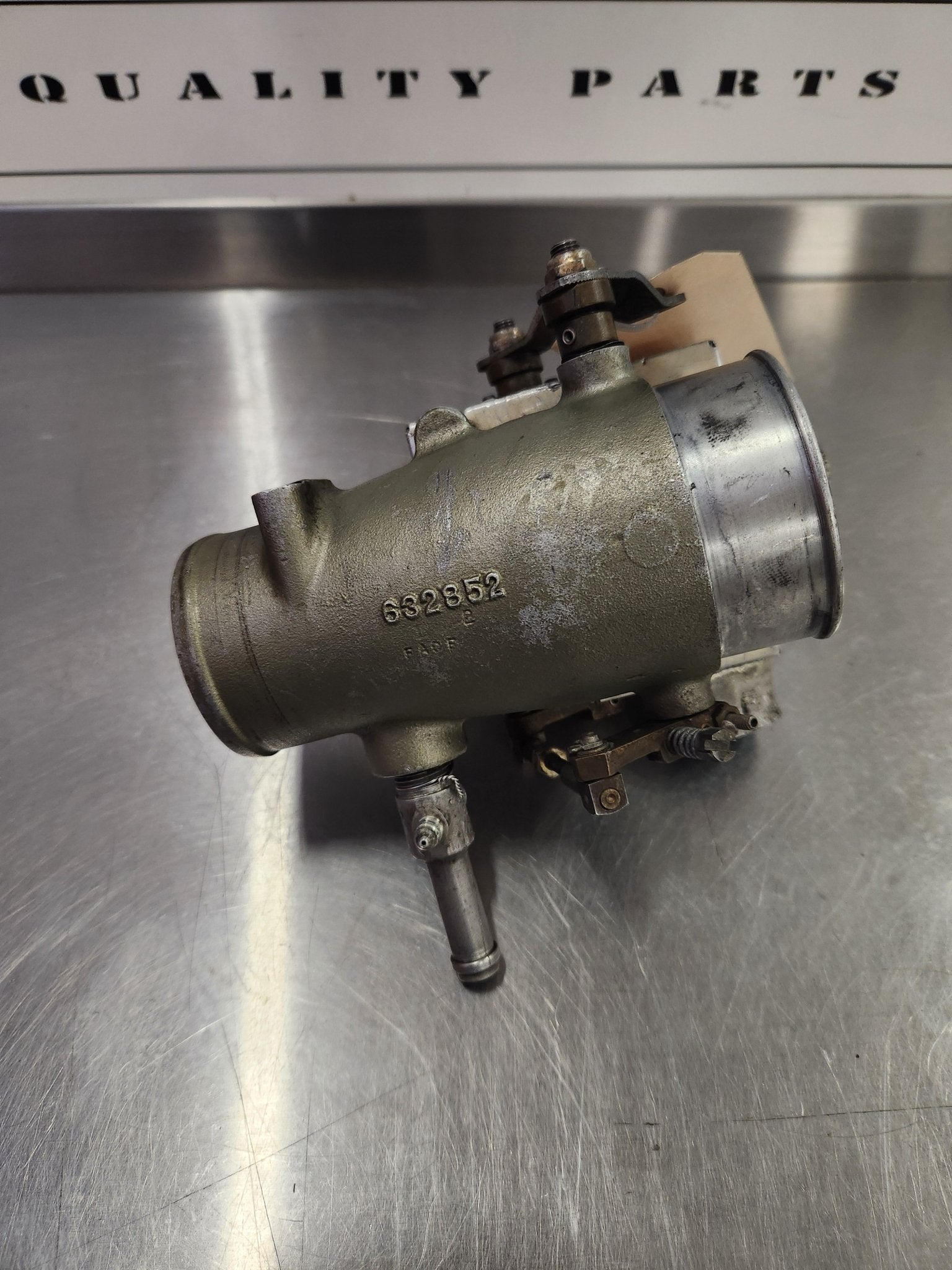 632852, 631916 - 8A1 Continental TSIO - 520 - E THROTTLE BODY ASSY W/ CONTROLLER AND SHROUD | FractionAIR Parts - Aircraft Parts & Accessories