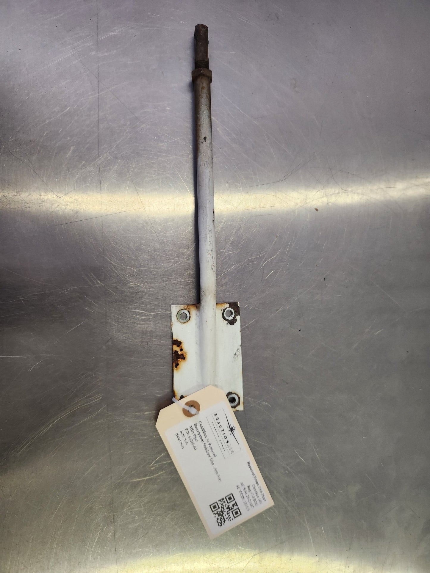 65248 - 00 Piper Stabilator Trim - Arm Assy | FractionAIR Parts - Aircraft Parts & Accessories
