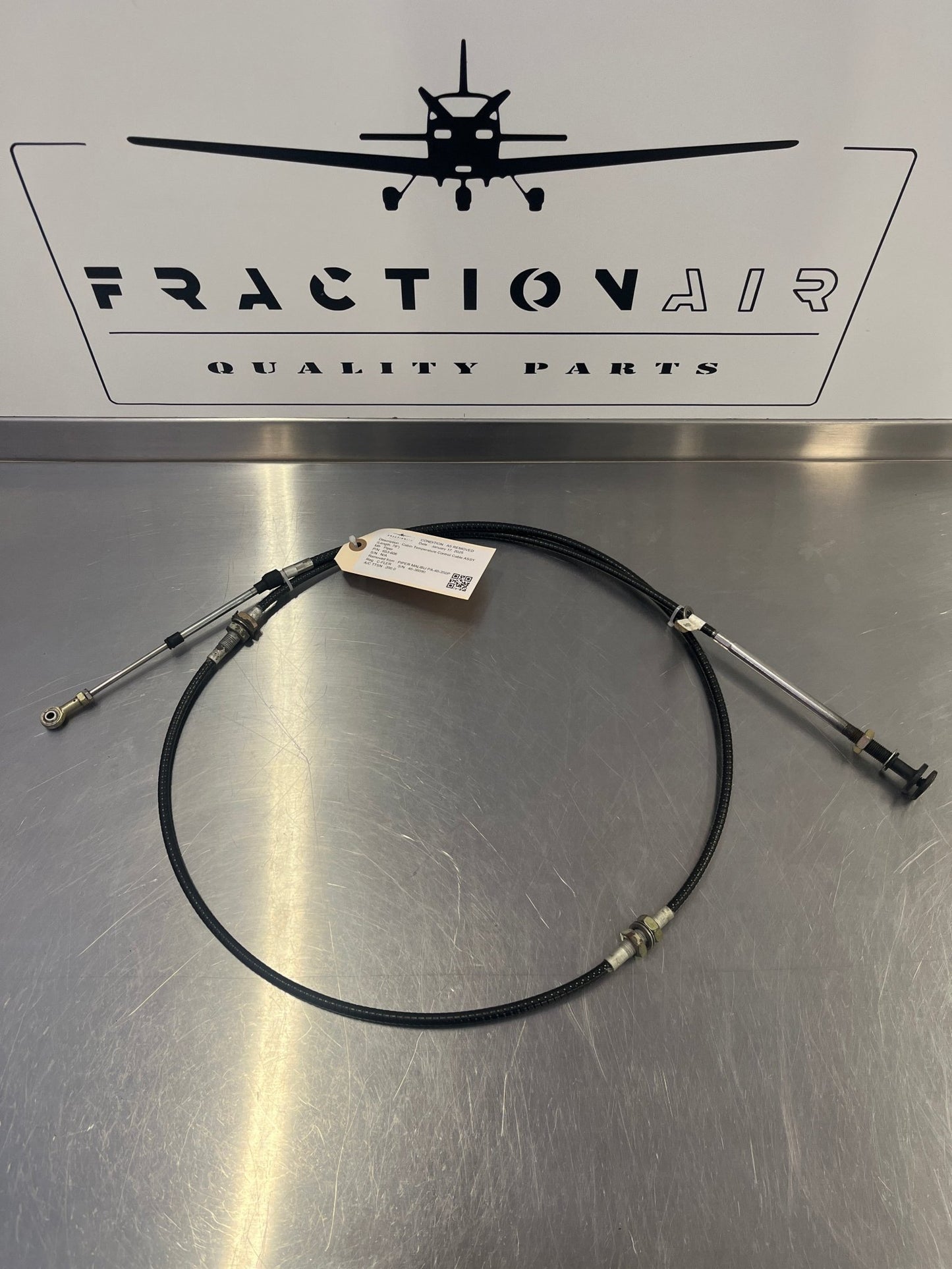 653 - 606 Cabin Temperature Control Cable ASSY (Length: 78") | FractionAIR inc. - Aircraft Parts & Accessories