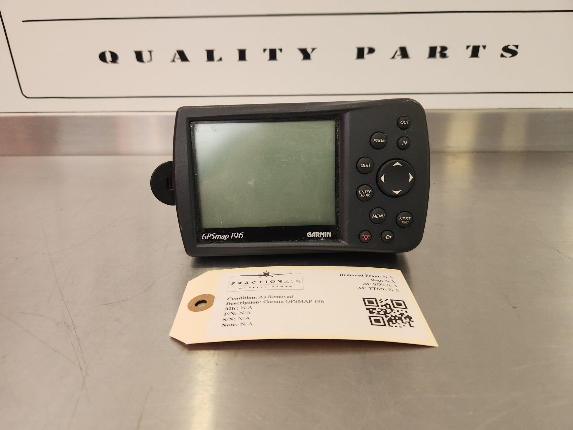 65402992 Garmin GPSMAP 196 | FractionAIR Parts - Aircraft Parts & Accessories