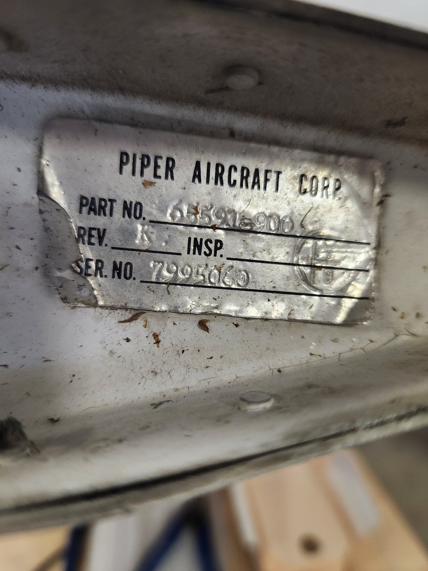 65591 - 9 Piper Flap Assy LH | FractionAIR Parts - Aircraft Parts & Accessories