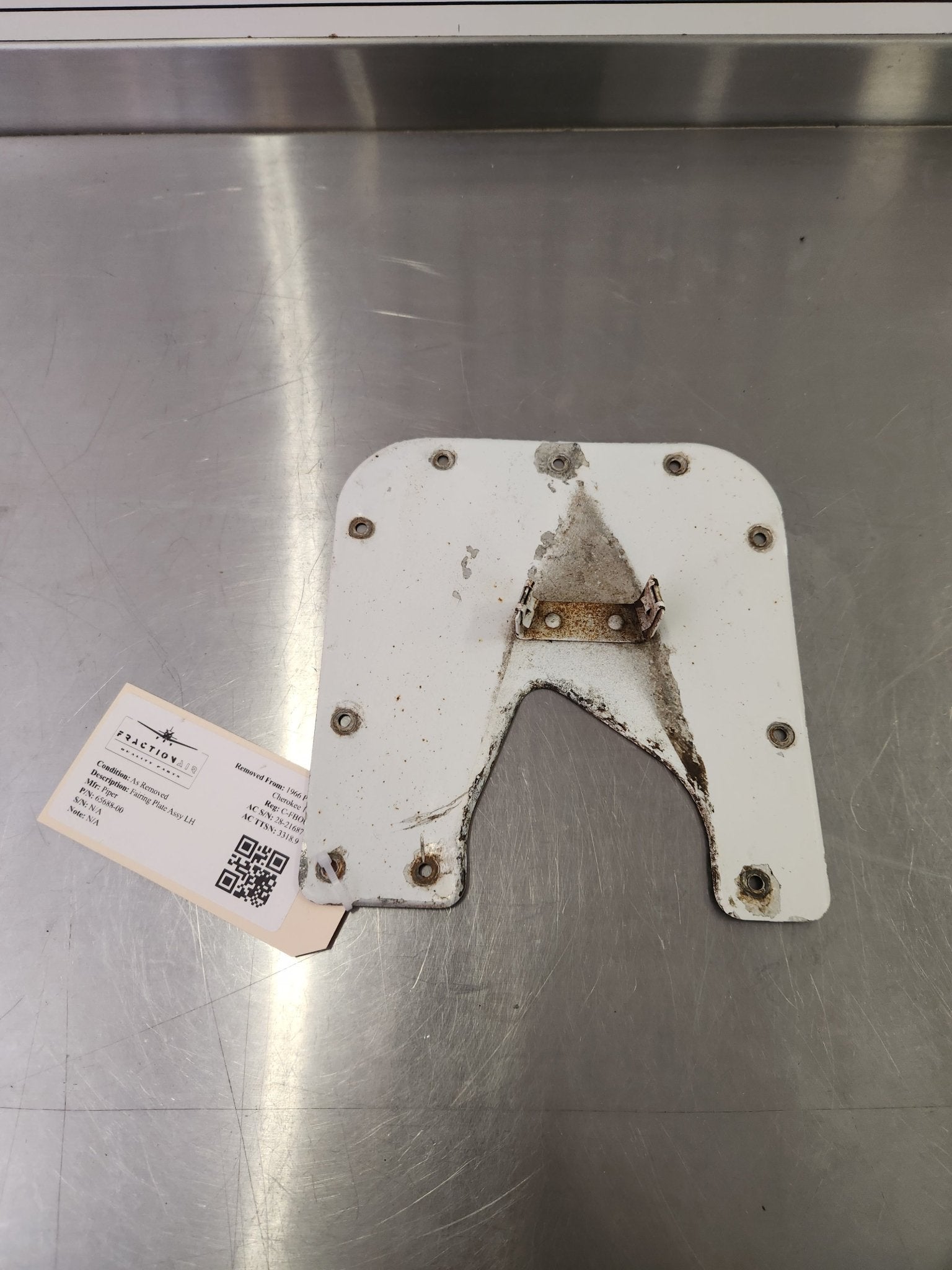 65688 - 00 Piper Fairing Plate Assy LH | FractionAIR Parts - Aircraft Parts & Accessories