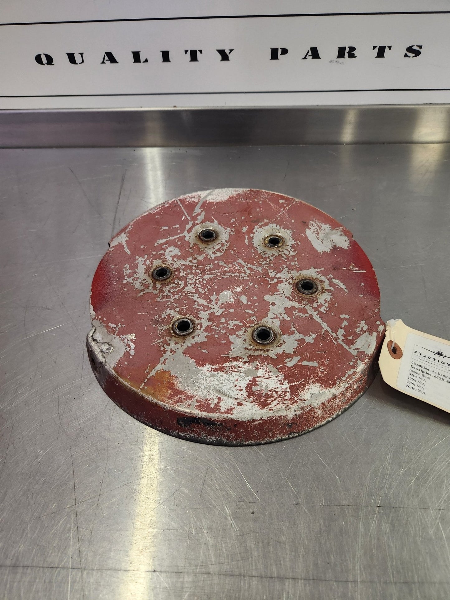 66630 - 00 Plate assy - Propeller mount front | FractionAIR Parts - Aircraft Parts & Accessories