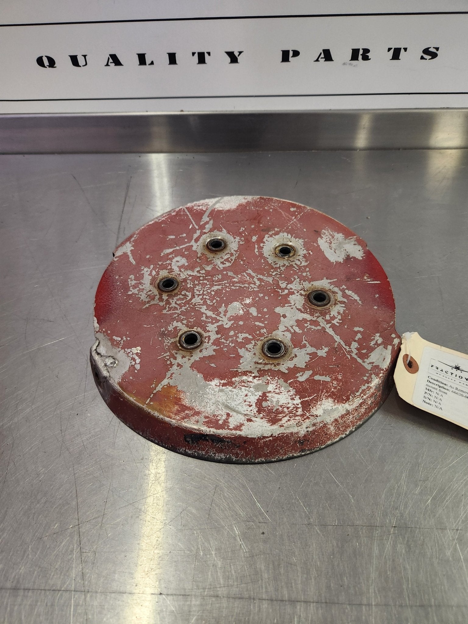 66630 - 00 Plate assy - Propeller mount front | FractionAIR Parts - Aircraft Parts & Accessories