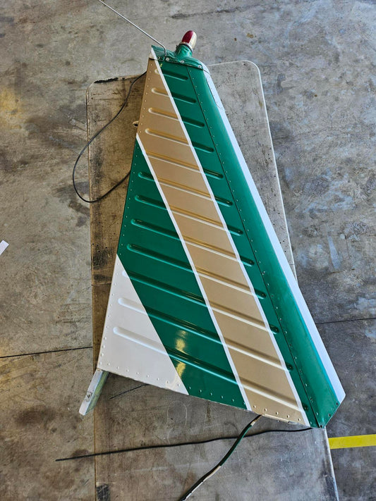 66975-00, 96709-00 Piper Aircraft Corporation PA28-180 Vertical Stabiliser and fin assembly with VOR antenna and Beacon Light | FractionAIR Parts - Aircraft Parts & Accessories