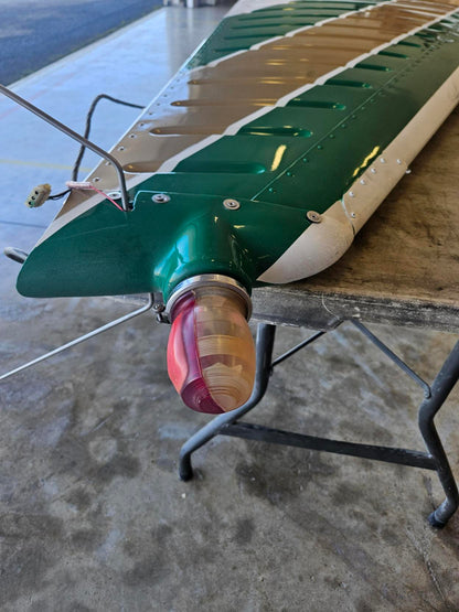 66975-00, 96709-00 Piper Aircraft Corporation PA28-180 Vertical Stabiliser and fin assembly with VOR antenna and Beacon Light