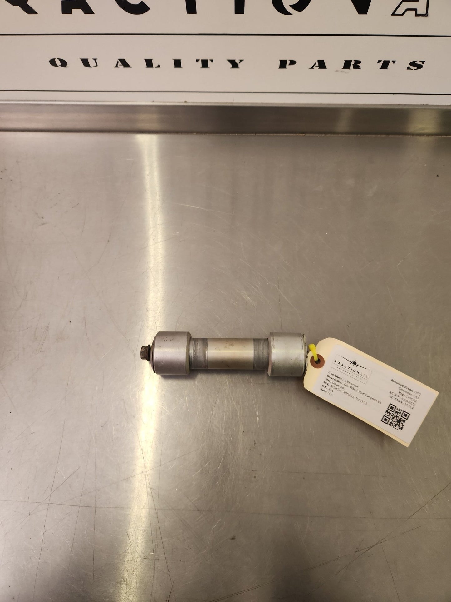 702053 - 1, 702053 - 5, 702053 - 3 Grumman Nose Wheel Shaft Complete kit | FractionAIR Parts - Aircraft Parts & Accessories