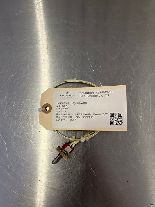 7105 Toggle Switch | FractionAIR inc. - Aircraft Parts & Accessories