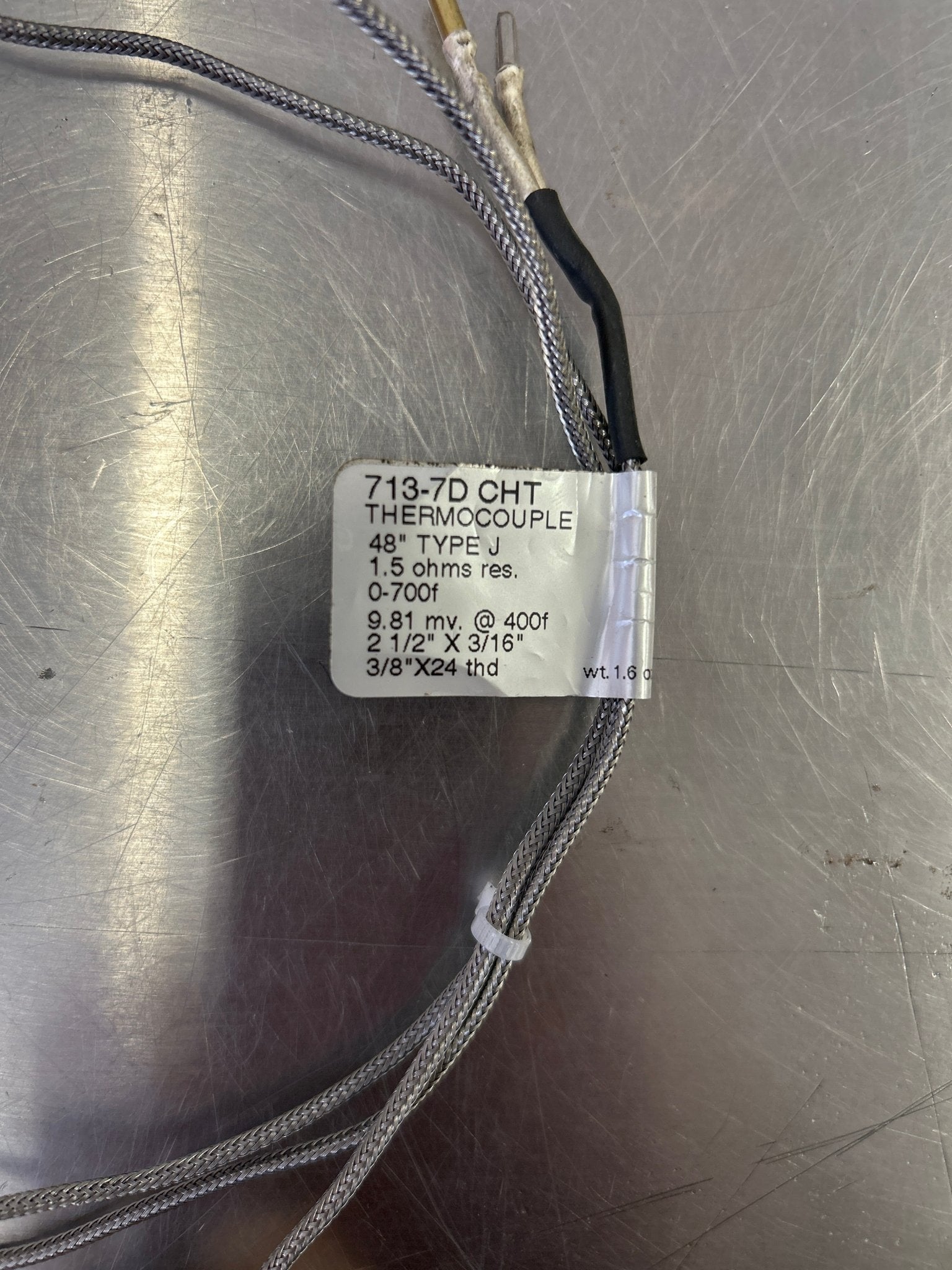 713 - 7D Westach CHT Thermocouple 48'' type J | FractionAIR Parts - Aircraft Parts & Accessories