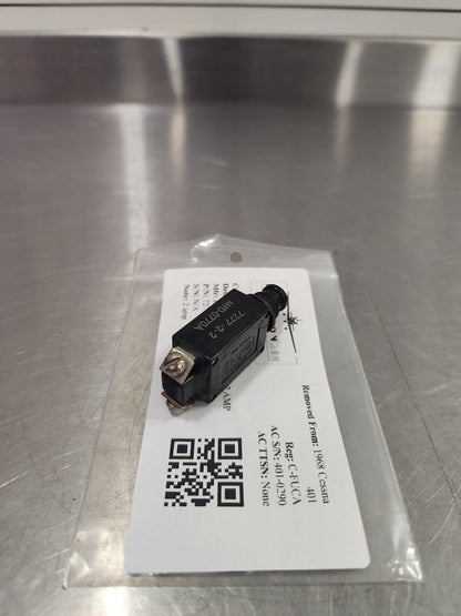 7277 - 2 - 2 Klixon CIRCUIT BREAKER 2 AMP | FractionAIR Parts - Aircraft Parts & Accessories