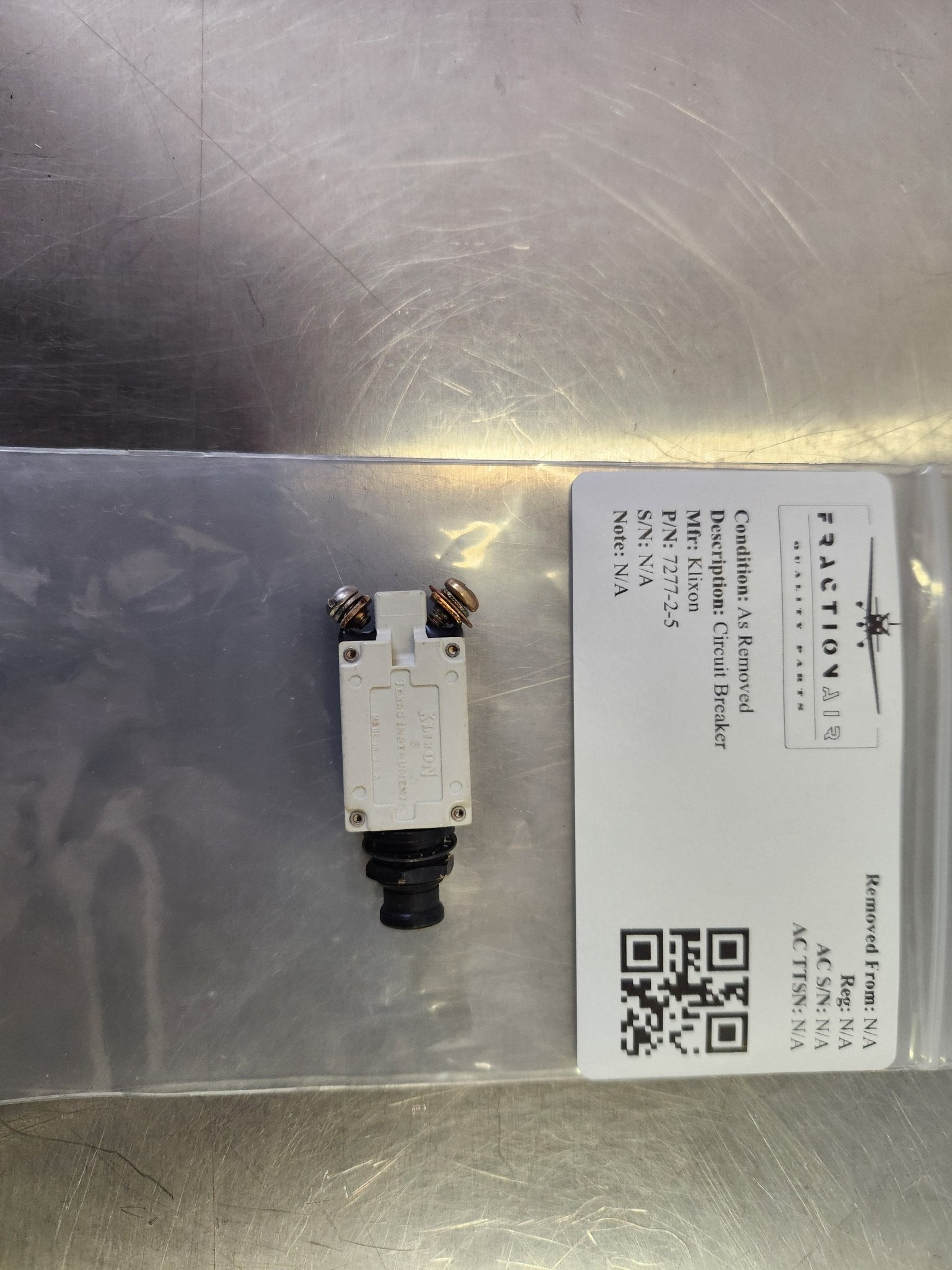 7277210 Klixon Circuit Breaker FractionAIR Parts