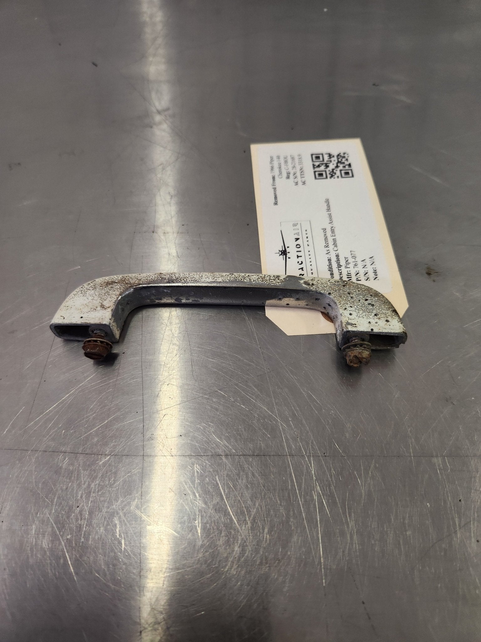 761 - 077 Piper Cabin Entry Assist Handle | FractionAIR Parts - Aircraft Parts & Accessories