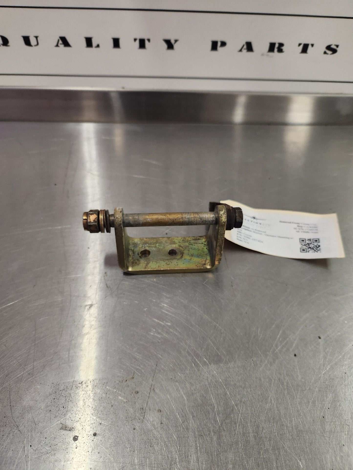 76906, AN7 - 42A Cessna Bracket - Alternator Mounting w/ Bolt Alt 07A21443 | FractionAIR Parts - Aircraft Parts & Accessories