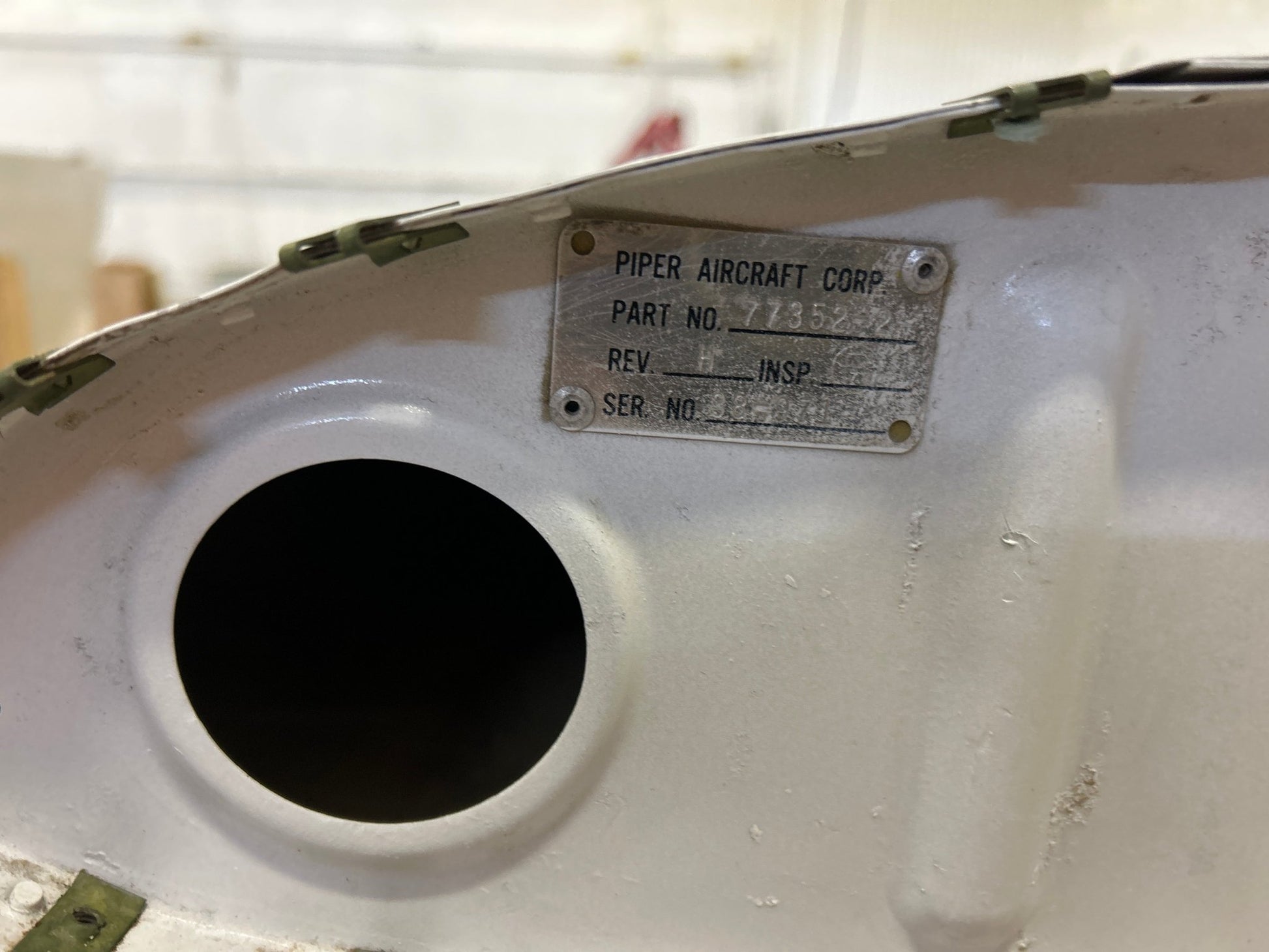 77352 - 28 Piper WING ASSEMBLY - Left | FractionAIR Parts - Aircraft Parts & Accessories