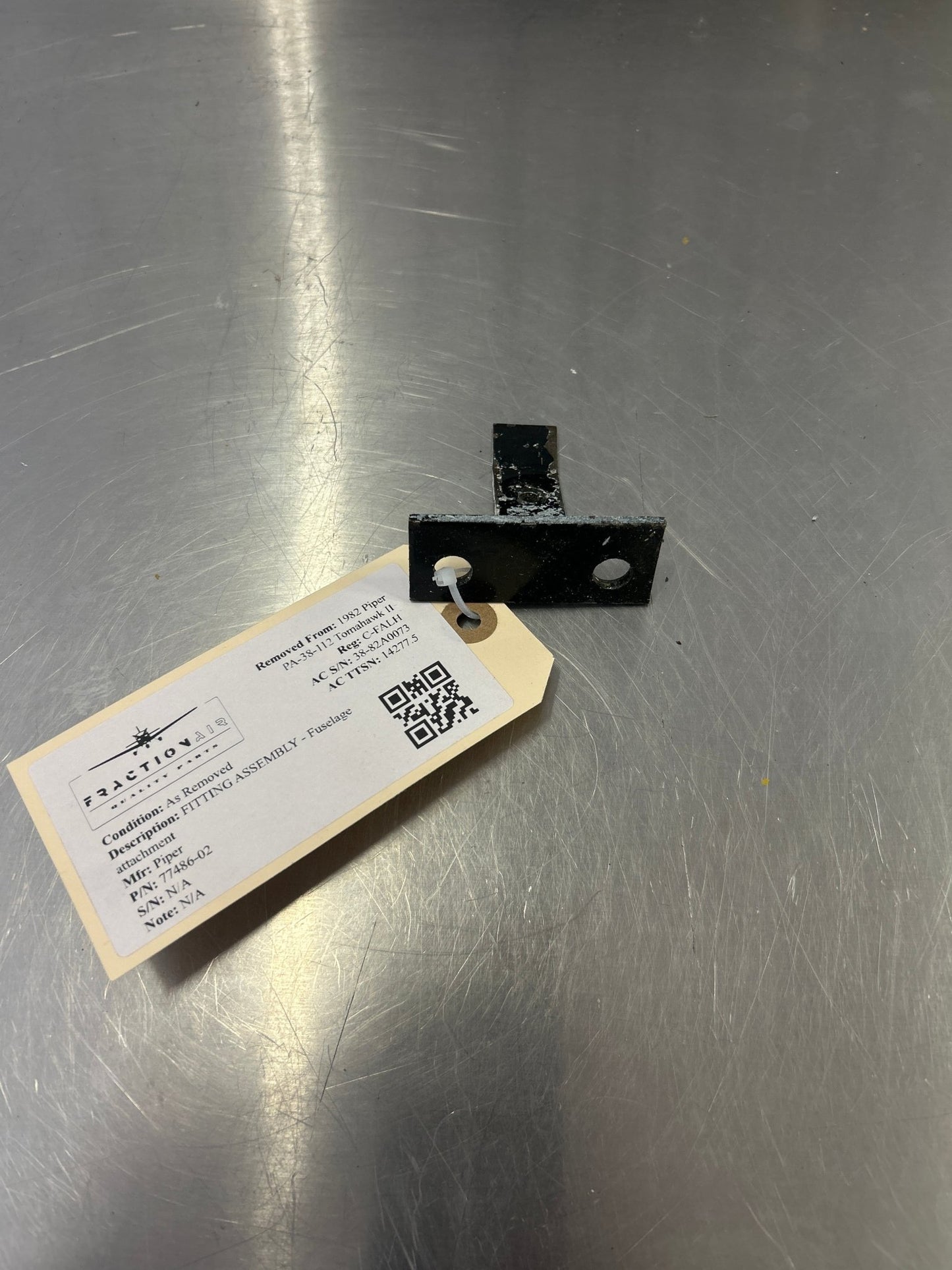 77486 - 02 Piper FITTING ASSEMBLY - Fuselage attachment | FractionAIR Parts - Aircraft Parts & Accessories