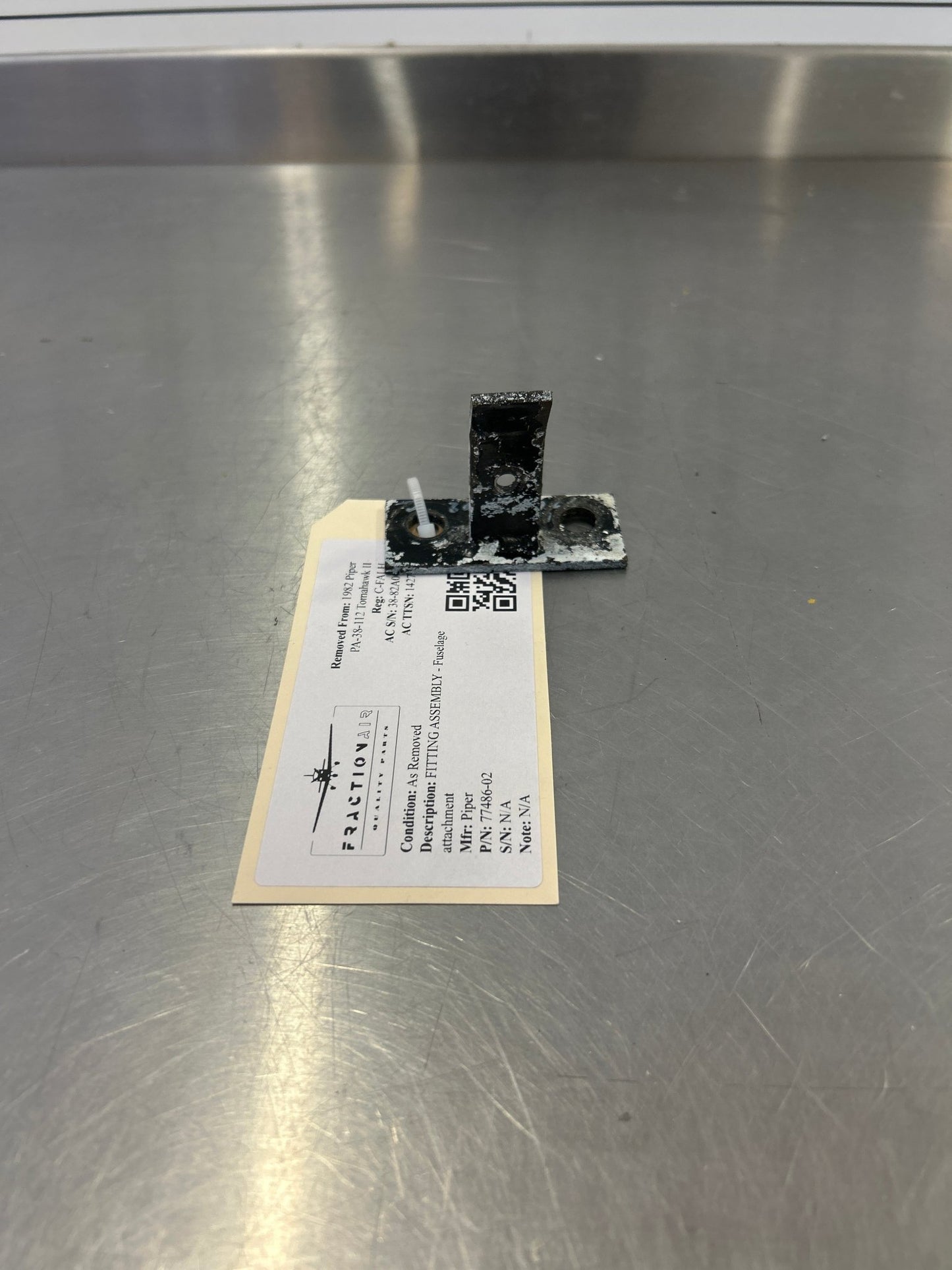77486 - 02 Piper FITTING ASSEMBLY - Fuselage attachment | FractionAIR Parts - Aircraft Parts & Accessories