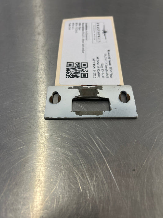77525 - 02 Piper PLATE - Door latch striker | FractionAIR Parts - Aircraft Parts & Accessories
