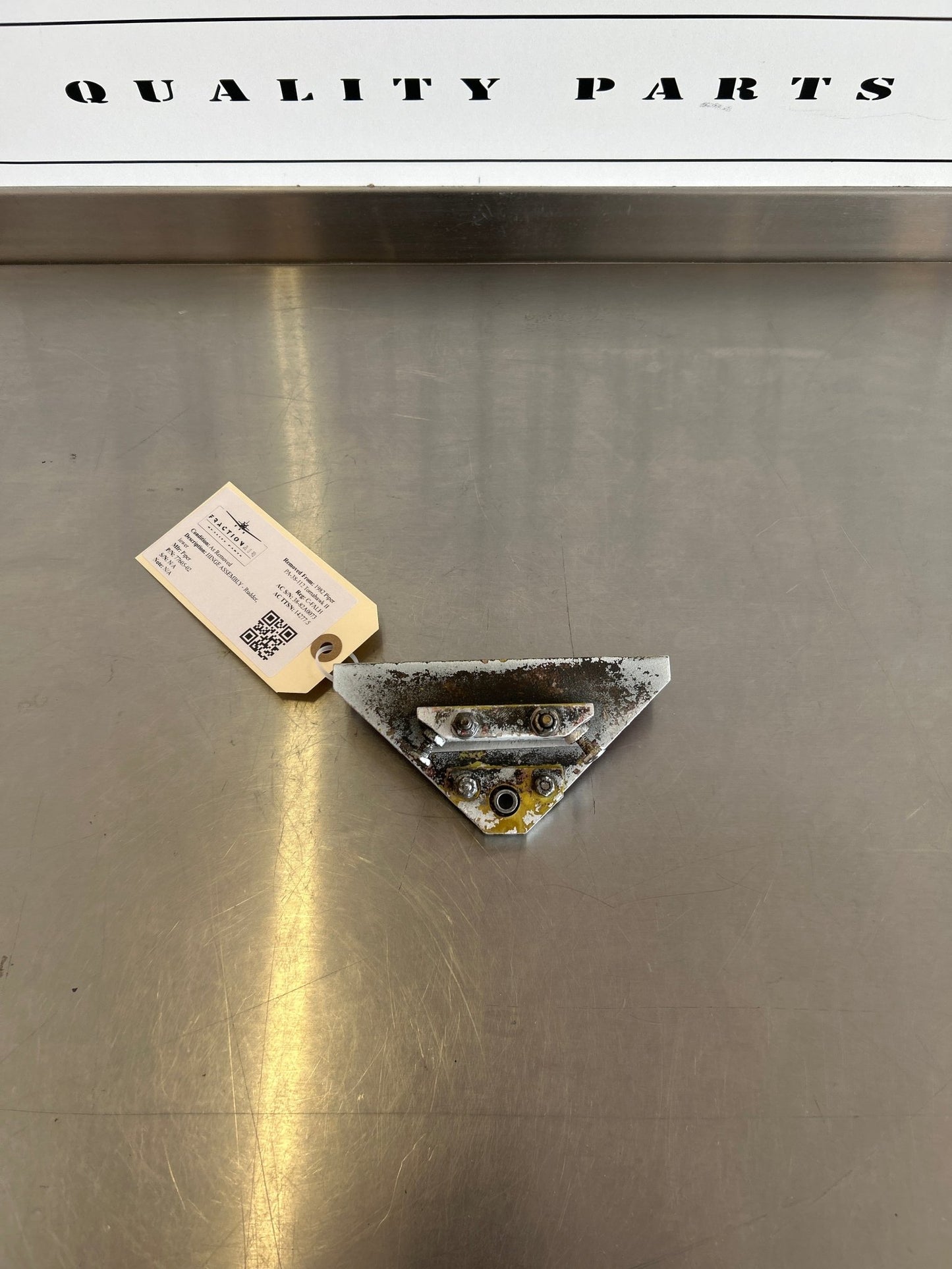 77605 - 02 Piper HINGE ASSEMBLY - Rudder, lower | FractionAIR Parts - Aircraft Parts & Accessories