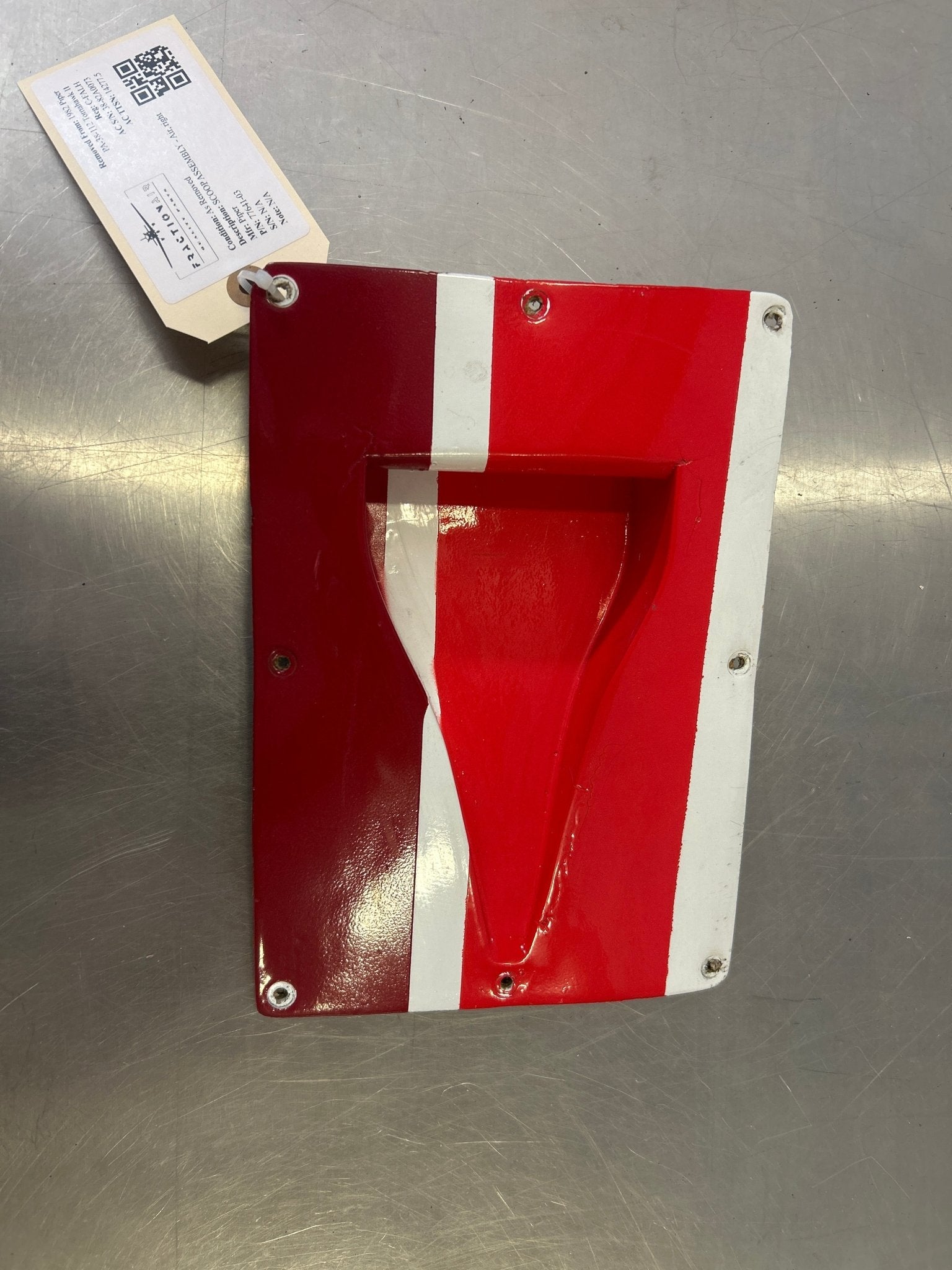 77641 - 03 Piper SCOOP ASSEMBLY - Air, right | FractionAIR Parts - Aircraft Parts & Accessories