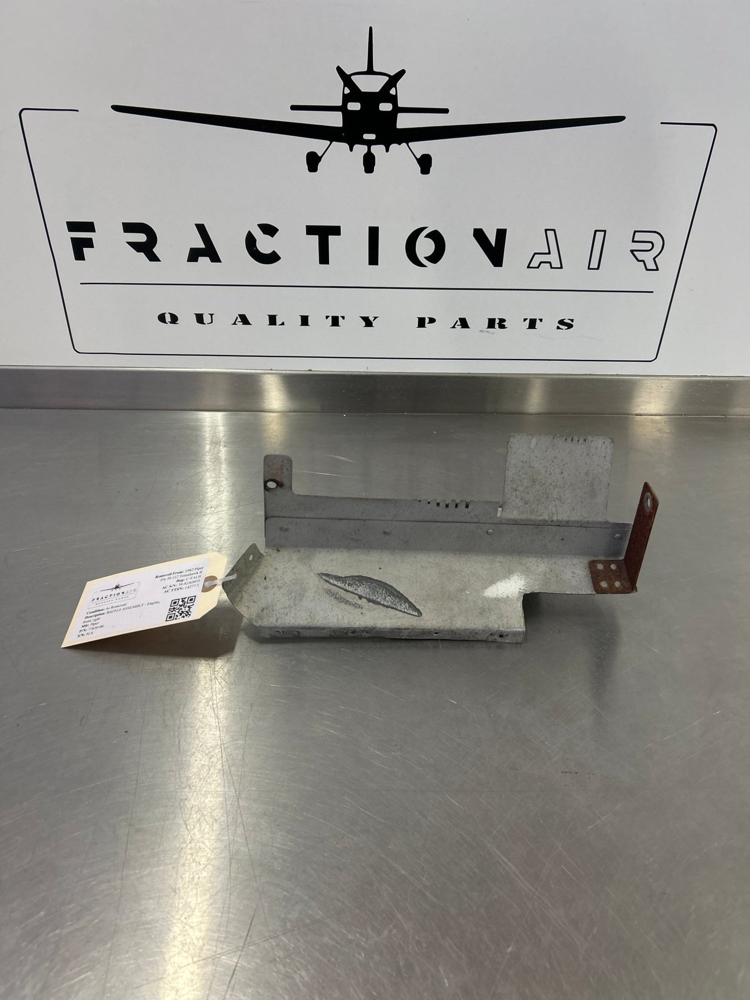 77656 - 06 Piper BAFFLE ASSEMBLY - Engine, front, right | FractionAIR Parts - Aircraft Parts & Accessories