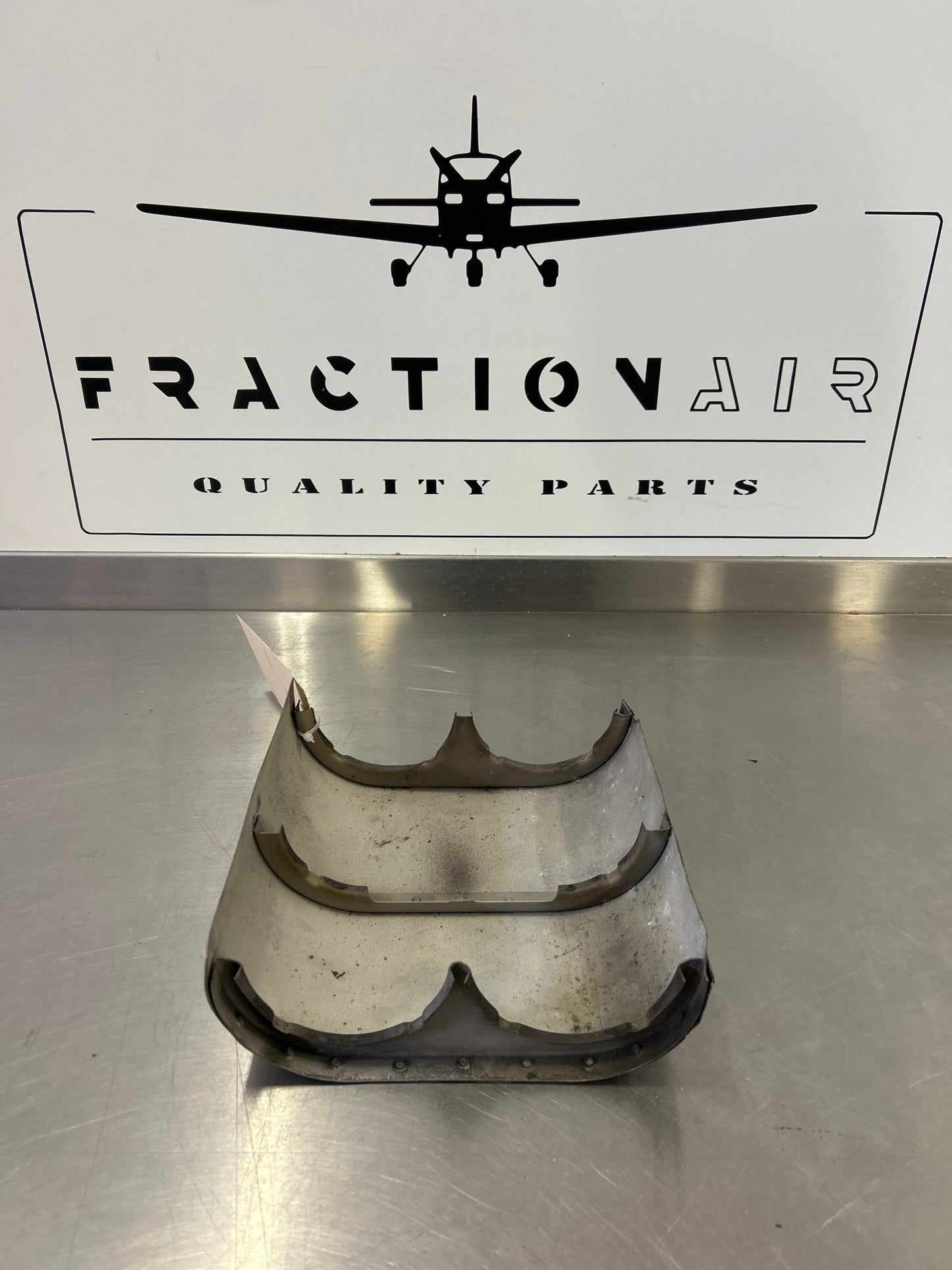 77666 - 03 Piper SHROUD ASSEMBLY - Muffler, bottom | FractionAIR Parts - Aircraft Parts & Accessories