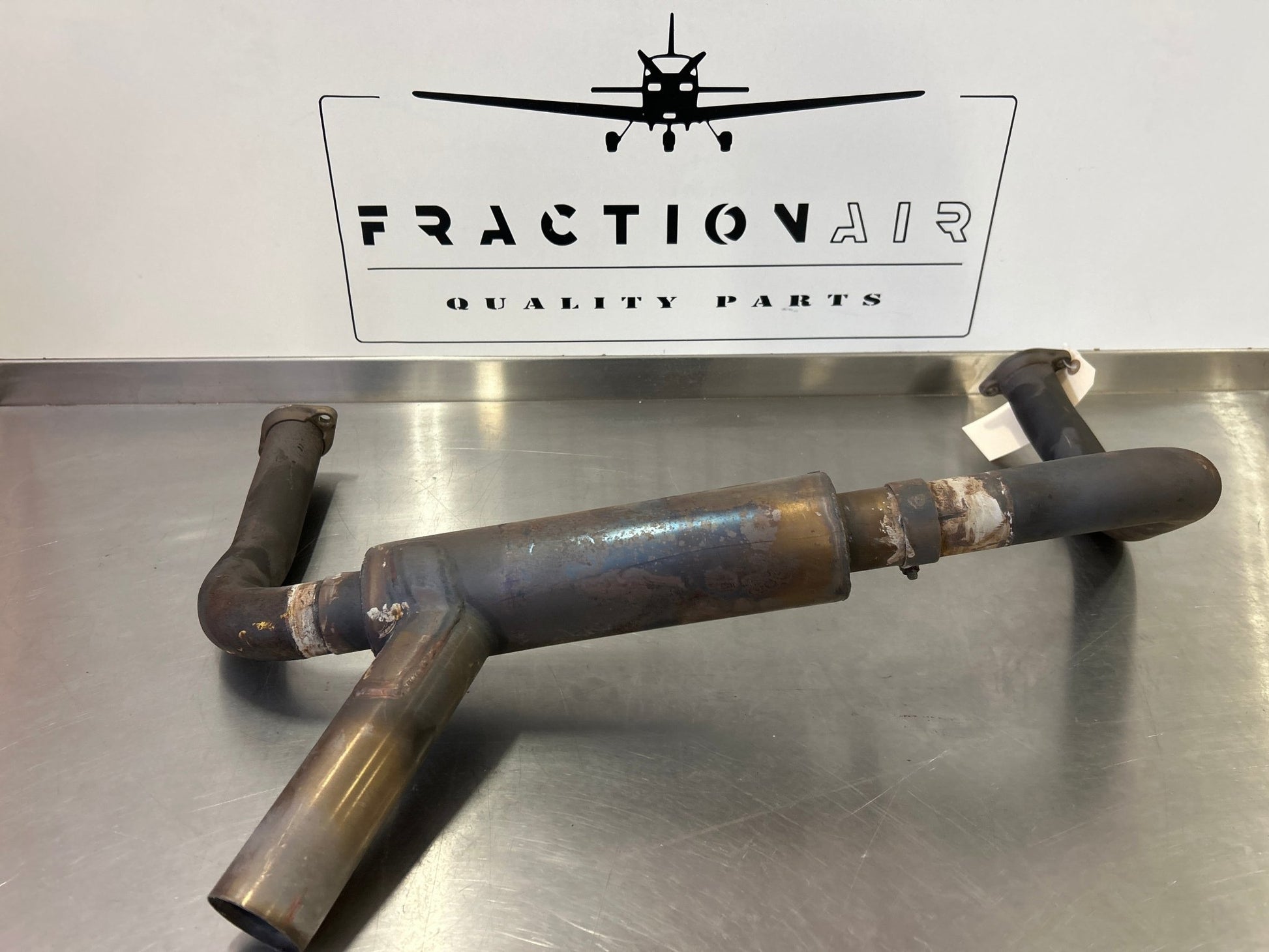 77669 - 02, 77689 - 02, 77691 - 02 Piper MUFFLER ASSEMBLY w/ STACK ASSEMBLY - Exhaust, right, rear and left, rear | FractionAIR Parts - Aircraft Parts & Accessories