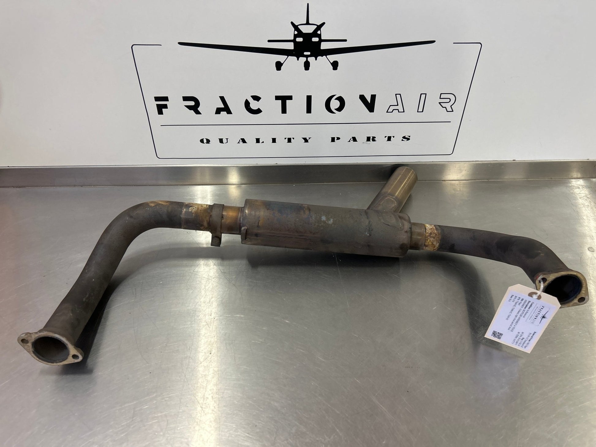 77669 - 02, 77690 - 02, 77695 - 02 Piper MUFFLER ASSEMBLY w/ STACK ASSEMBLY - Exhaust, right, front and left, front | FractionAIR Parts - Aircraft Parts & Accessories