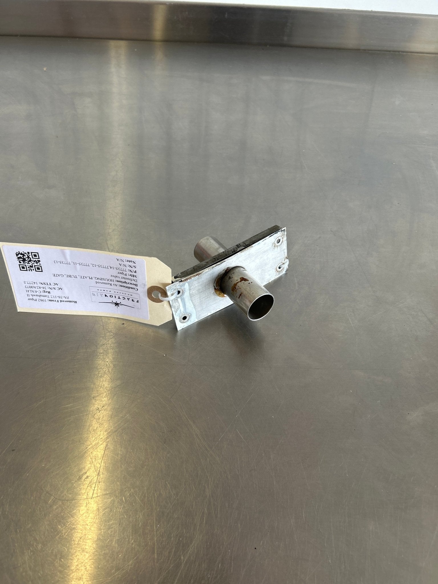 77735 - 14,77735 - 12, 77735 - 11, 77735 - 13 Piper HOUSING, PLATE, TUBE, GATE Defroster valve | FractionAIR Parts - Aircraft Parts & Accessories