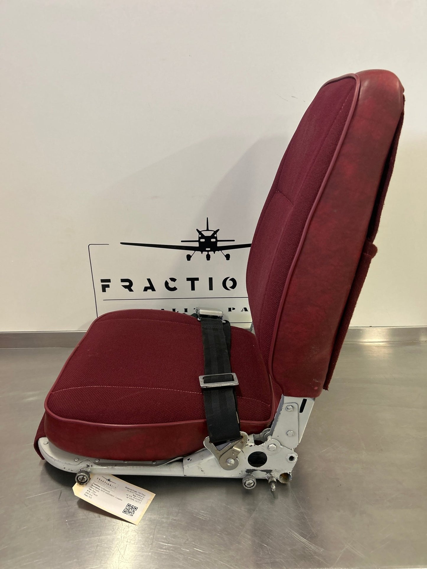 77750 - 03 Piper SEAT ASSEMBLY - Complete (fabric/vinyl) | FractionAIR Parts - Aircraft Parts & Accessories