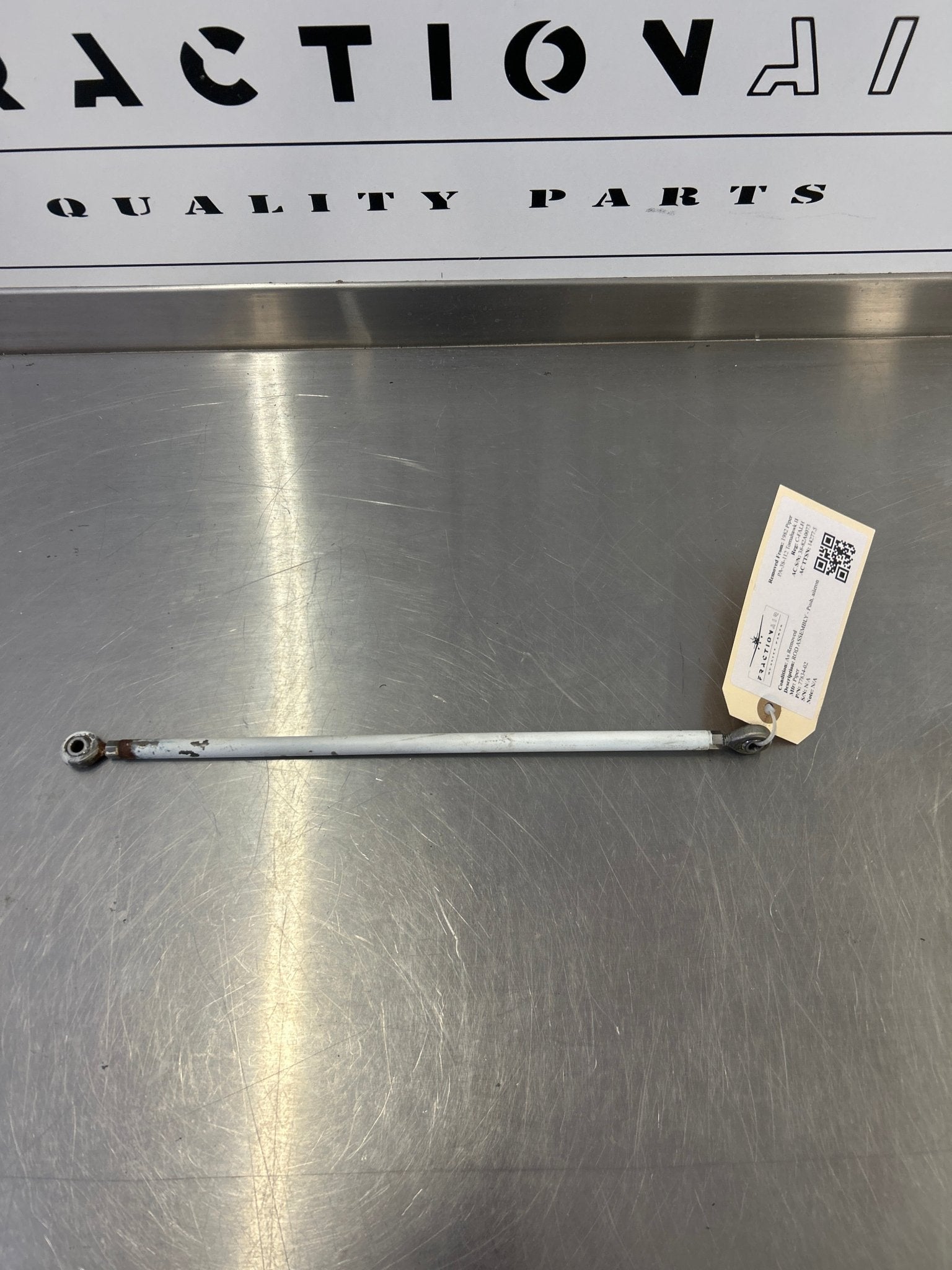 77834 - 02 Piper ROD ASSEMBLY - Push, aileron | FractionAIR Parts - Aircraft Parts & Accessories