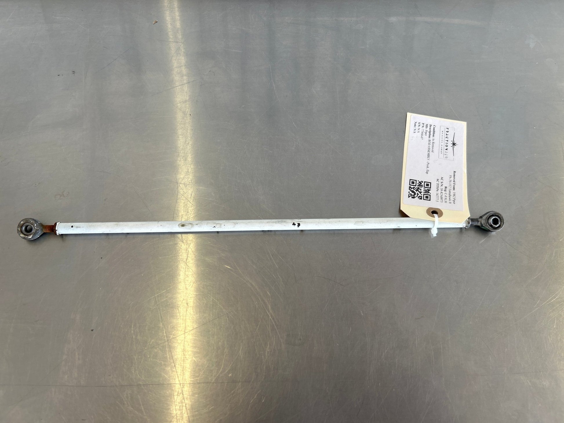 77860 - 07 Piper ROD ASSEMBLY - Push, flap | FractionAIR Parts - Aircraft Parts & Accessories