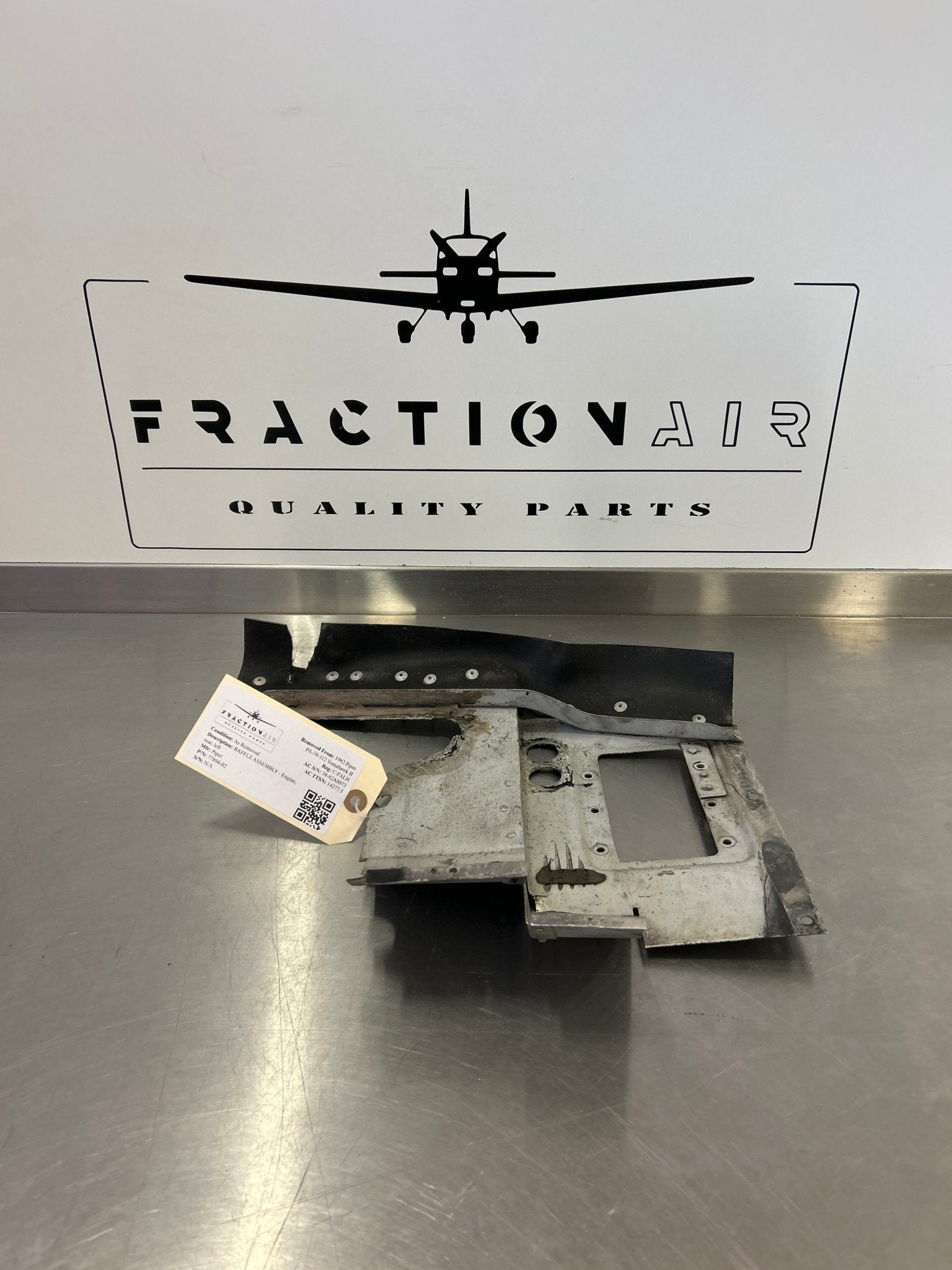 77898 - 02 Piper BAFFLE ASSEMBLY - Engine, rear, left | FractionAIR Parts - Aircraft Parts & Accessories