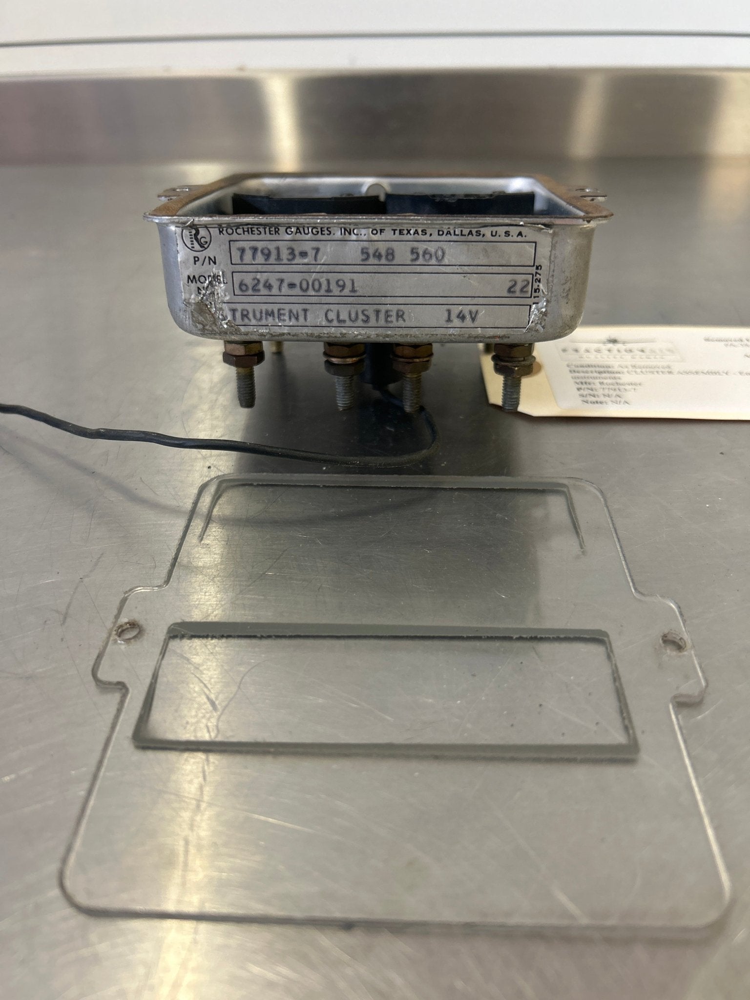 77913 - 7 Rochester CLUSTER ASSEMBLY - Engine instruments | FractionAIR Parts - Aircraft Parts & Accessories