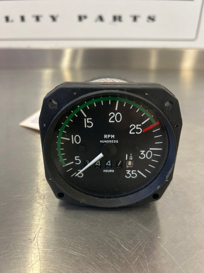77980 - 02 Mitchell aircraft products Inc INSTRUMENT - Tachometer MODEL 98480 - 25 D1 - 112 - 5025 | FractionAIR Parts - Aircraft Parts & Accessories