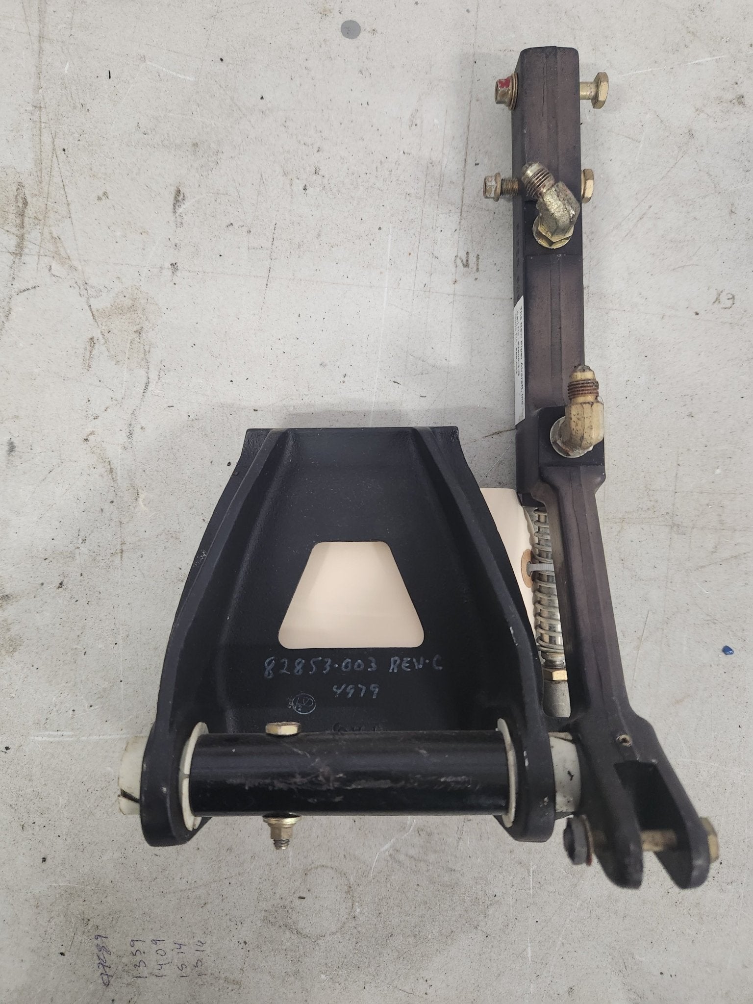82853 - 003, 82805 - 3 - G Piper Rudder Pedal R/H Assy | FractionAIR Parts - Aircraft Parts & Accessories