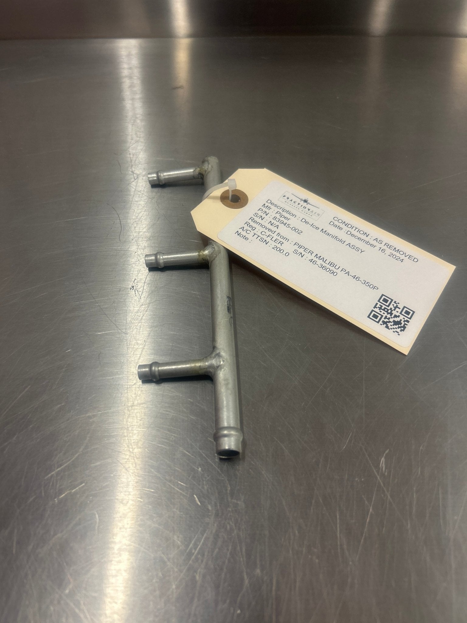 83945 - 002 De - Ice Manifold ASSY | FractionAIR Parts - Aircraft Parts & Accessories