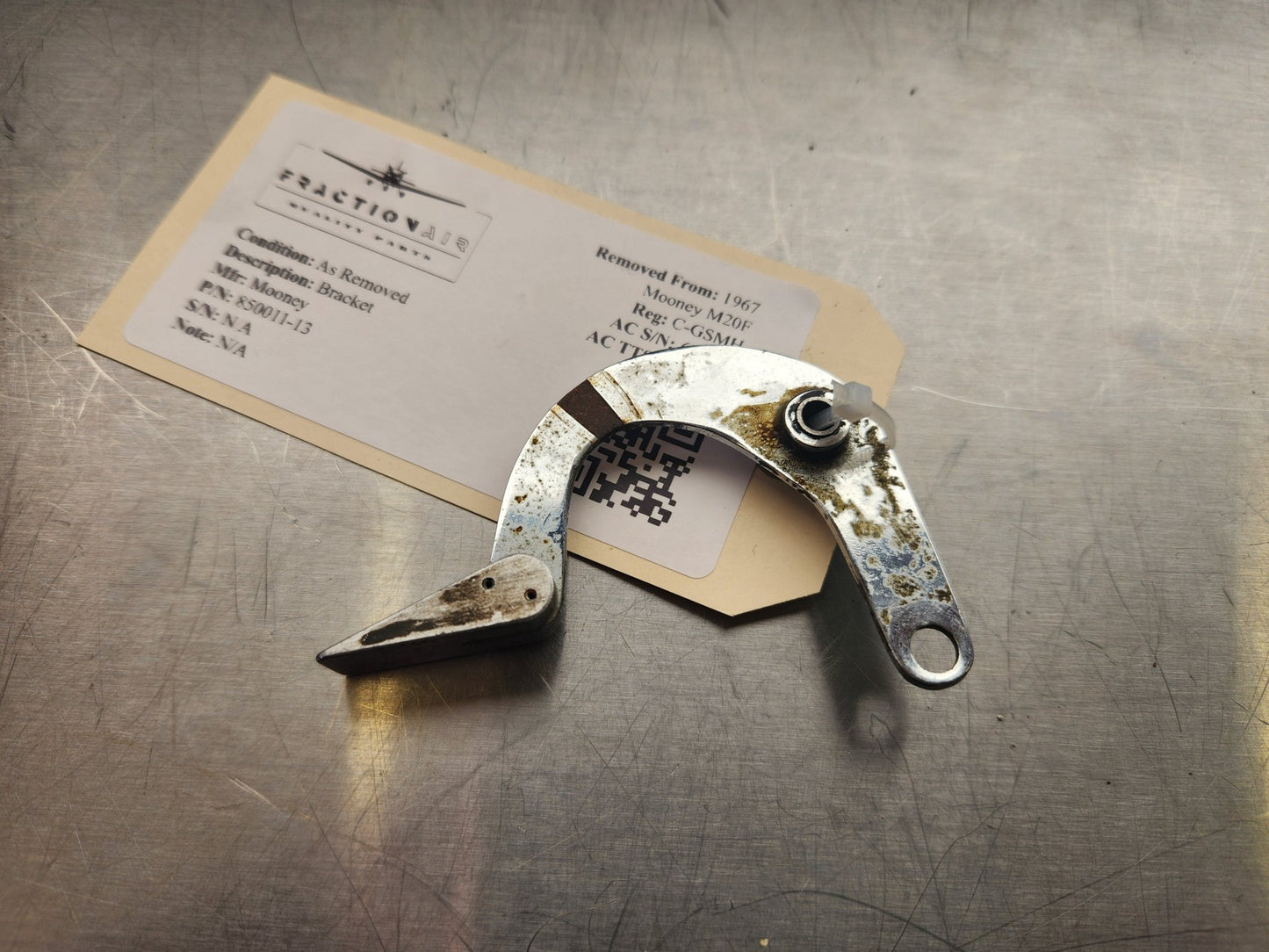 850011 - 13 Mooney Bracket | FractionAIR Parts - Aircraft Parts & Accessories
