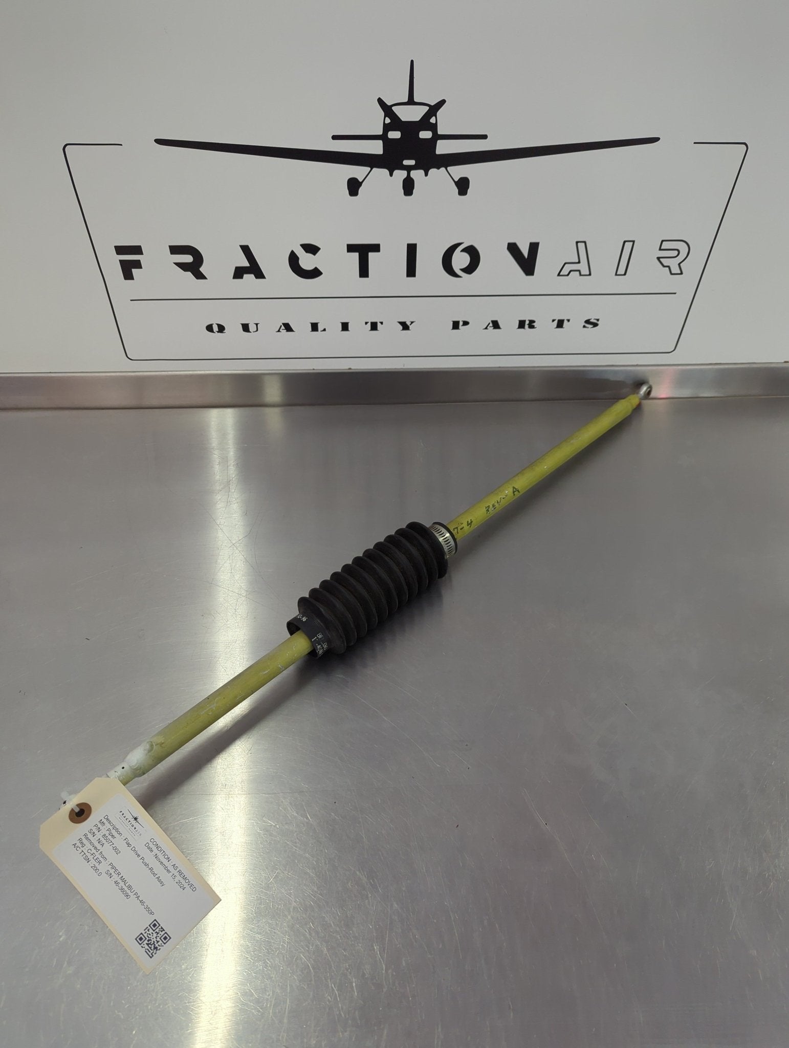 85077 - 002 PIPER MALIBU PA - 46 - 350P Flap Drive Push - Rod Assy | FractionAIR Parts - Aircraft Parts & Accessories