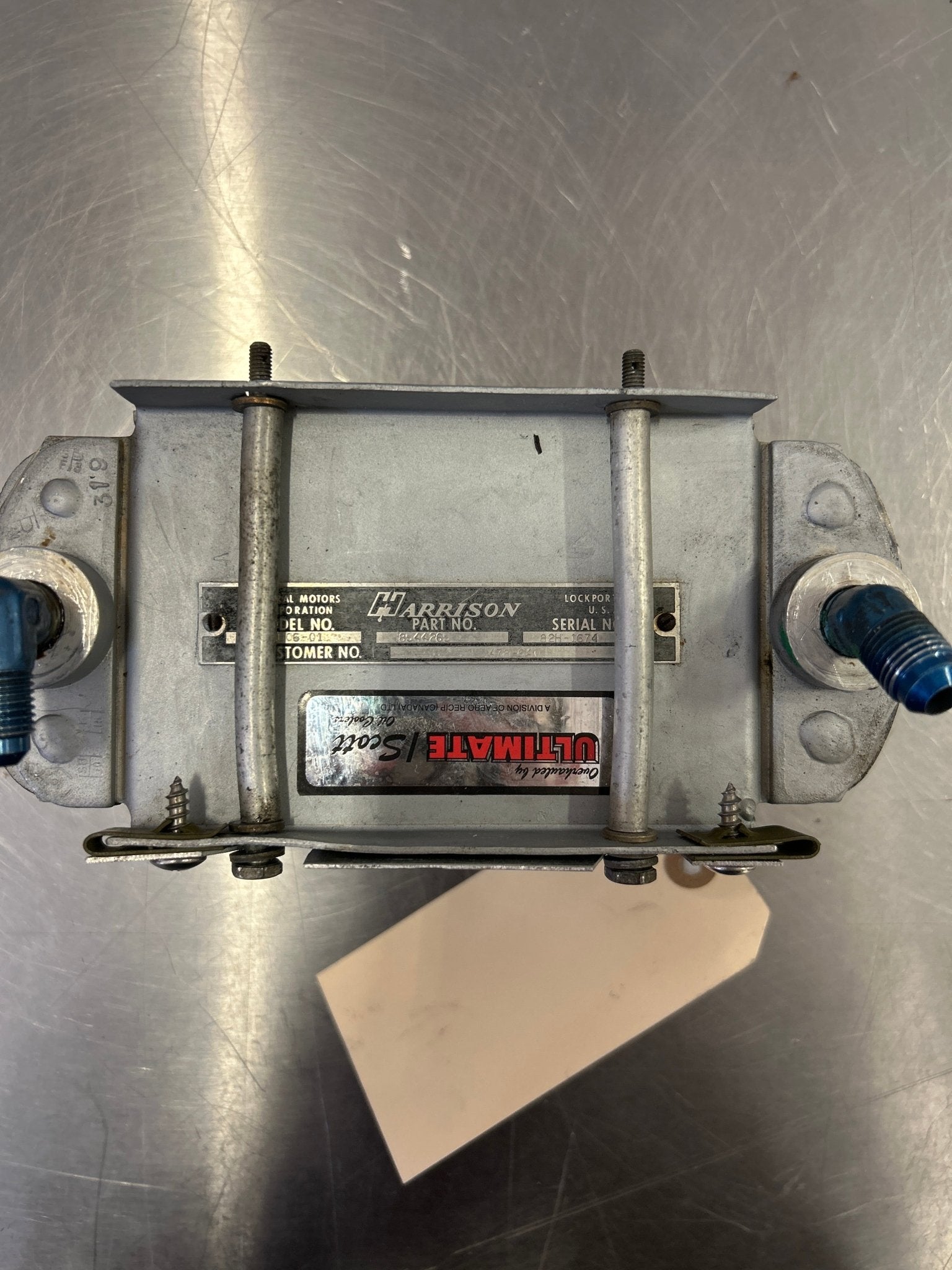 8544265 Harrison Oil Cooler Assembly AP05AU06 - 01, 77889 - 02 | FractionAIR Parts - Aircraft Parts & Accessories