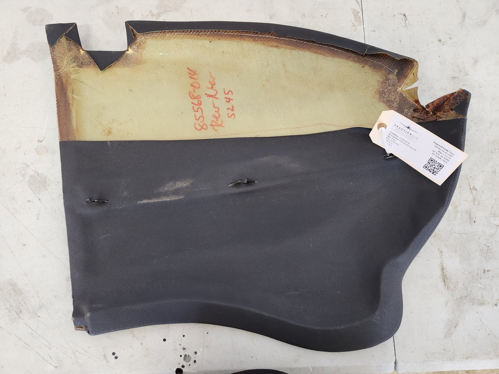 85568 - 014 Piper Glareshield Assy LH | FractionAIR Parts - Aircraft Parts & Accessories