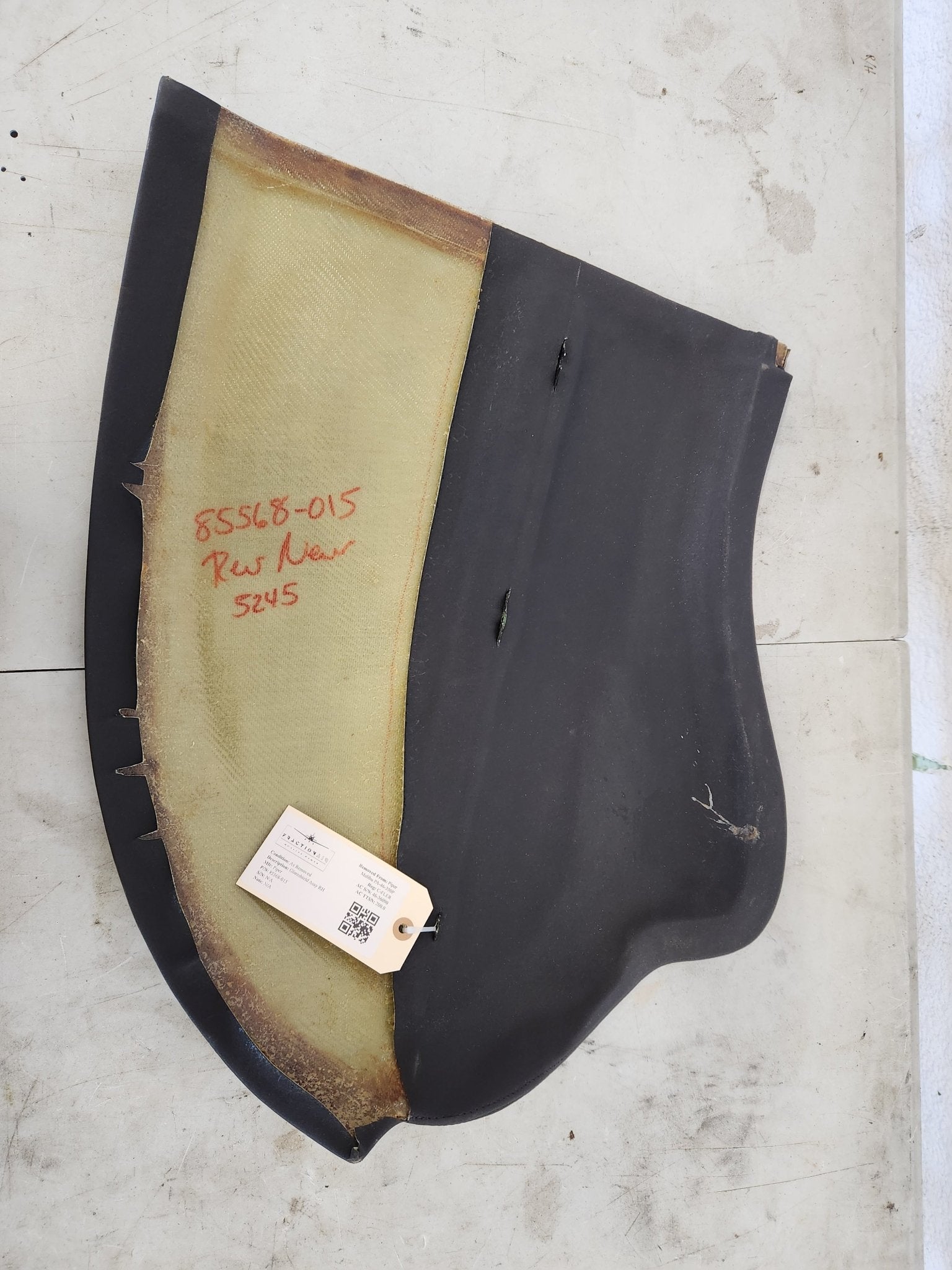 85568 - 015 Piper Glareshield Assy RH | FractionAIR Parts - Aircraft Parts & Accessories
