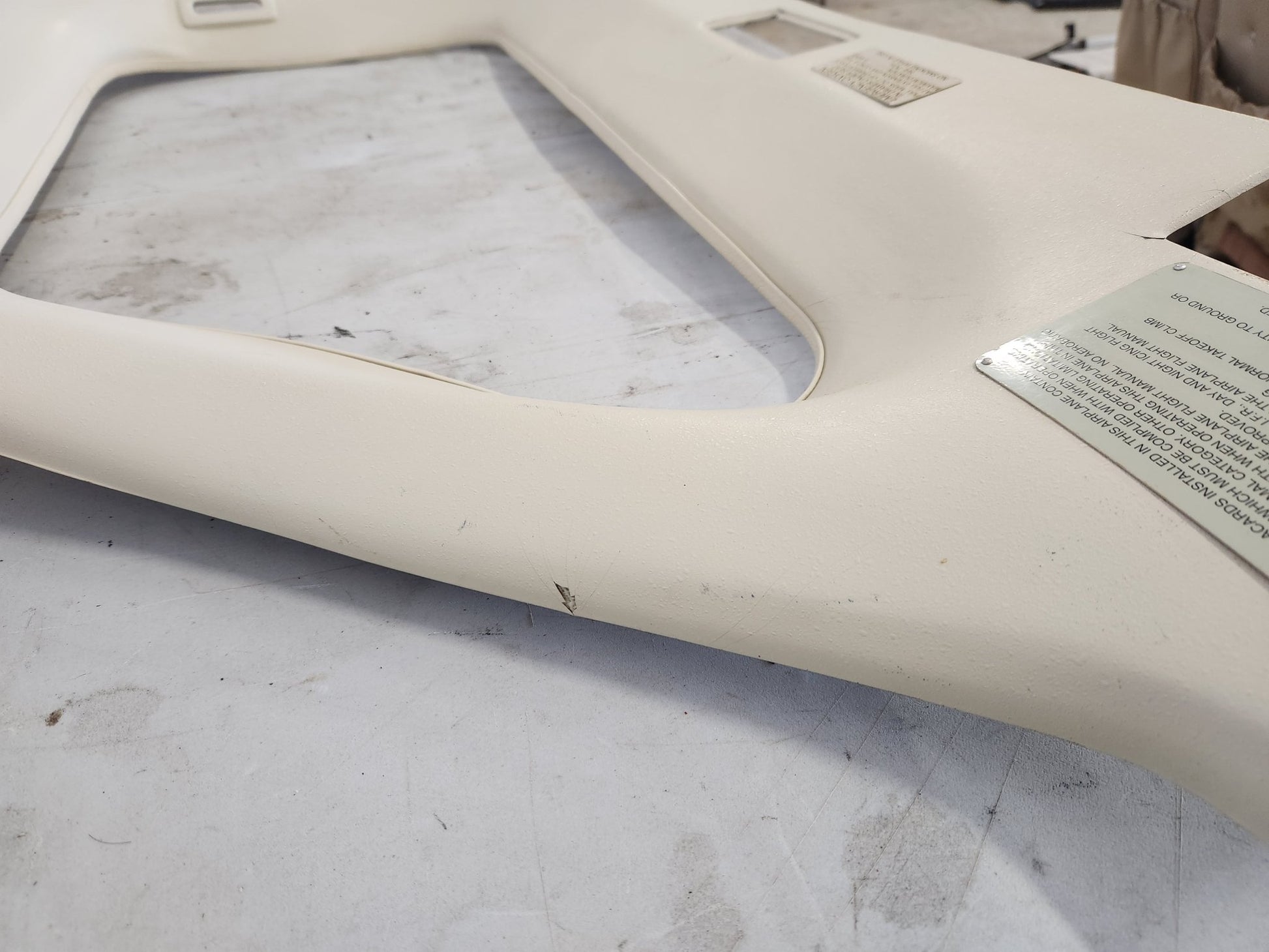 89526 - 029 Piper Panel Assy Window Fwd Right 89526 - 829 | FractionAIR Parts - Aircraft Parts & Accessories