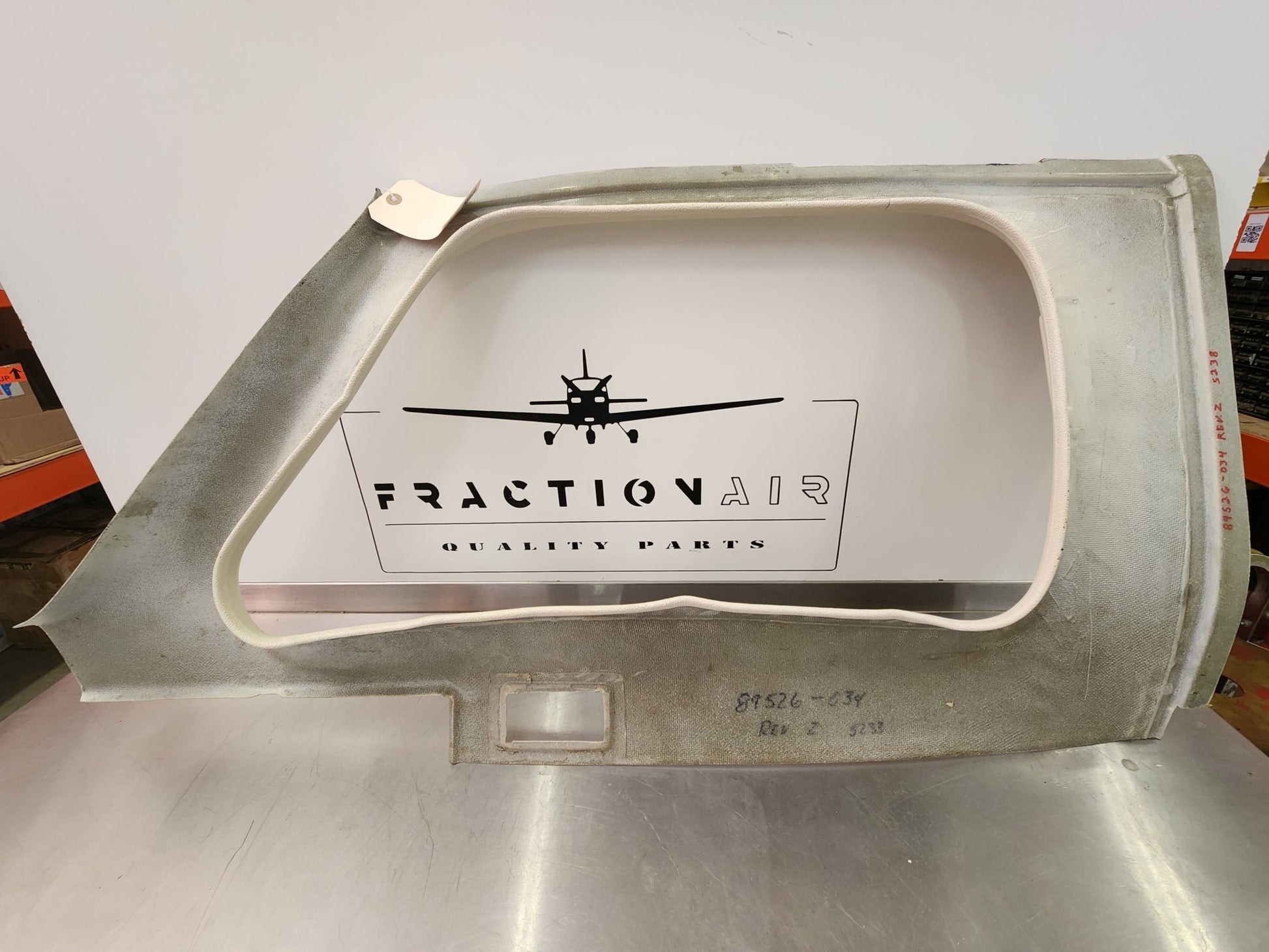 89526 - 034 Piper Panel Assy Window Fwd Left | FractionAIR Parts - Aircraft Parts & Accessories