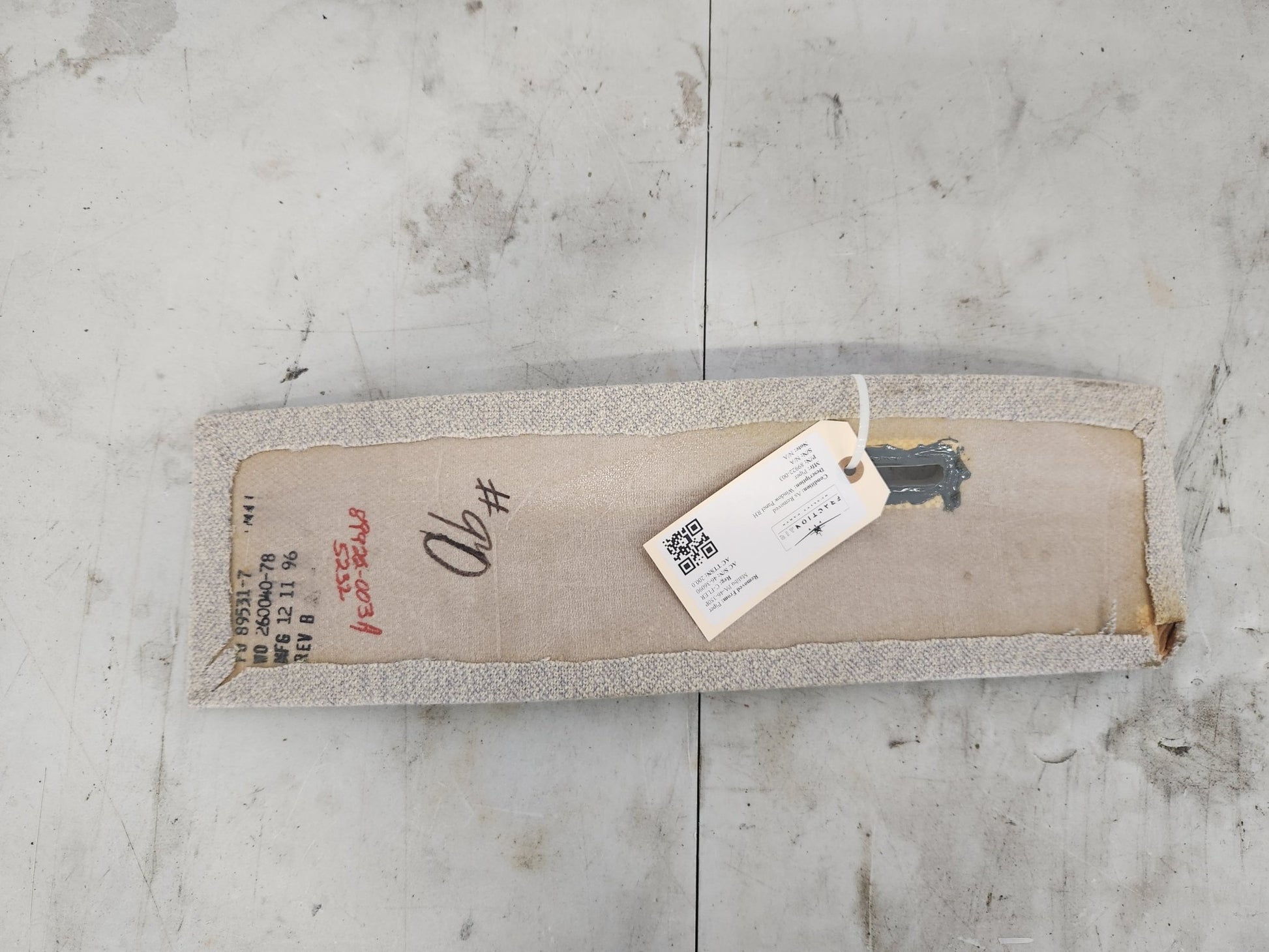 89922 - 003 Piper Window Panel RH | FractionAIR Parts - Aircraft Parts & Accessories